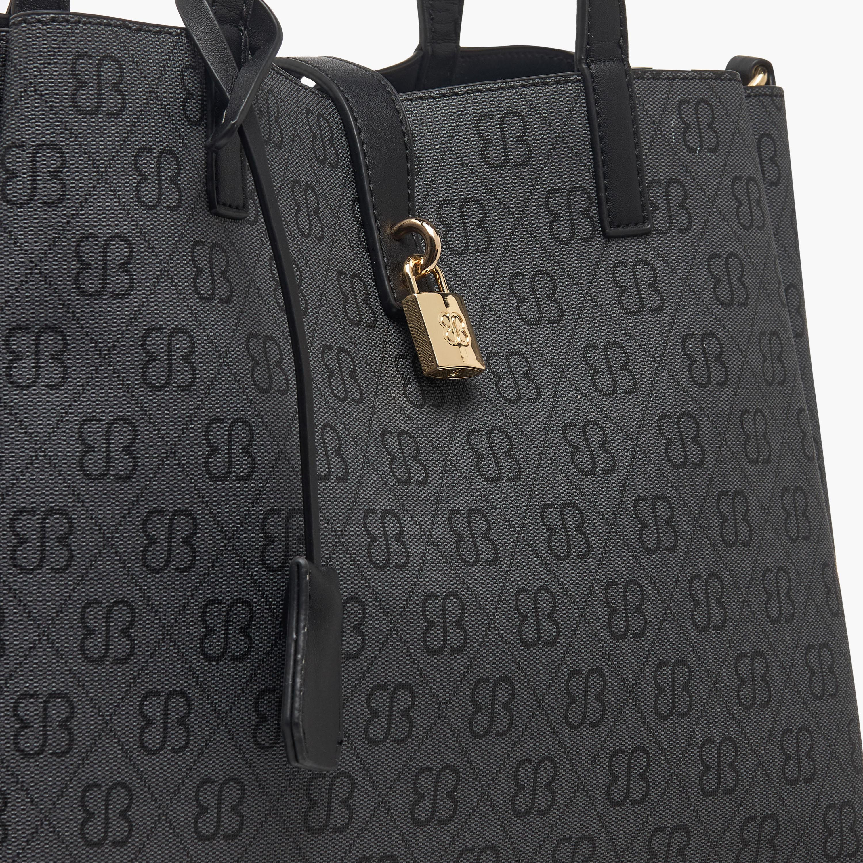 Bessie London Printed Tote Bag with Zip Closure-women-bagsandwallets-handbags-image-5