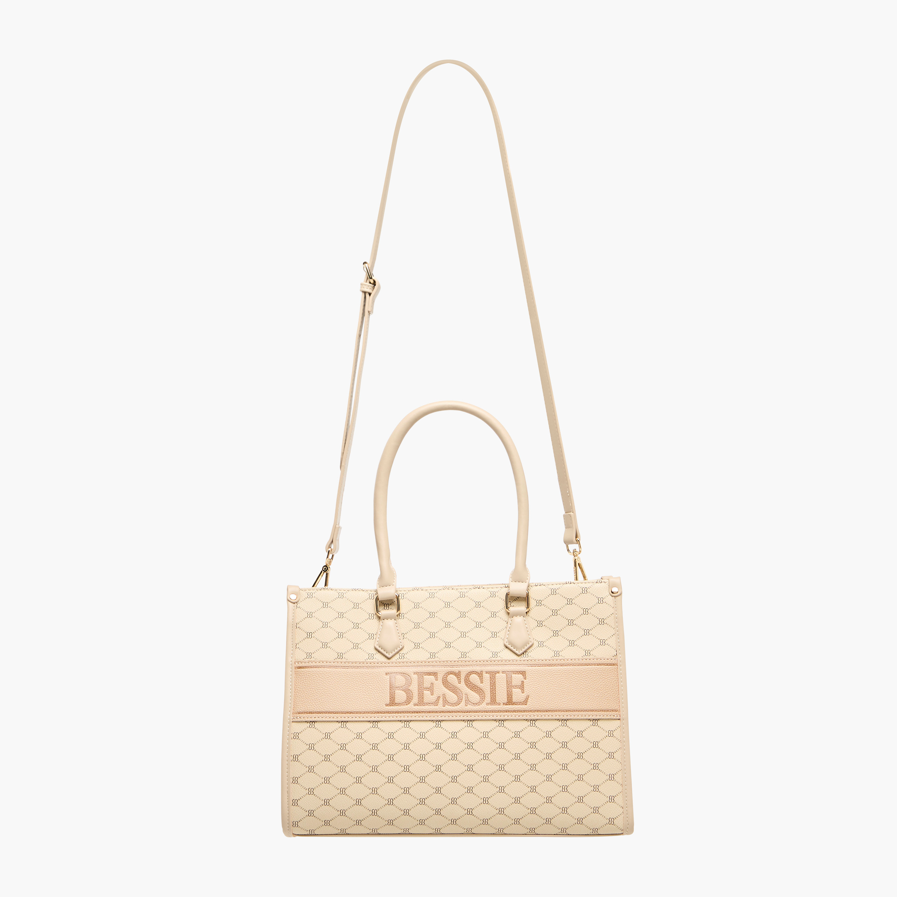 Bessie London Printed Tote Bag with Double Handle-women-bagsandwallets-handbags-image-3