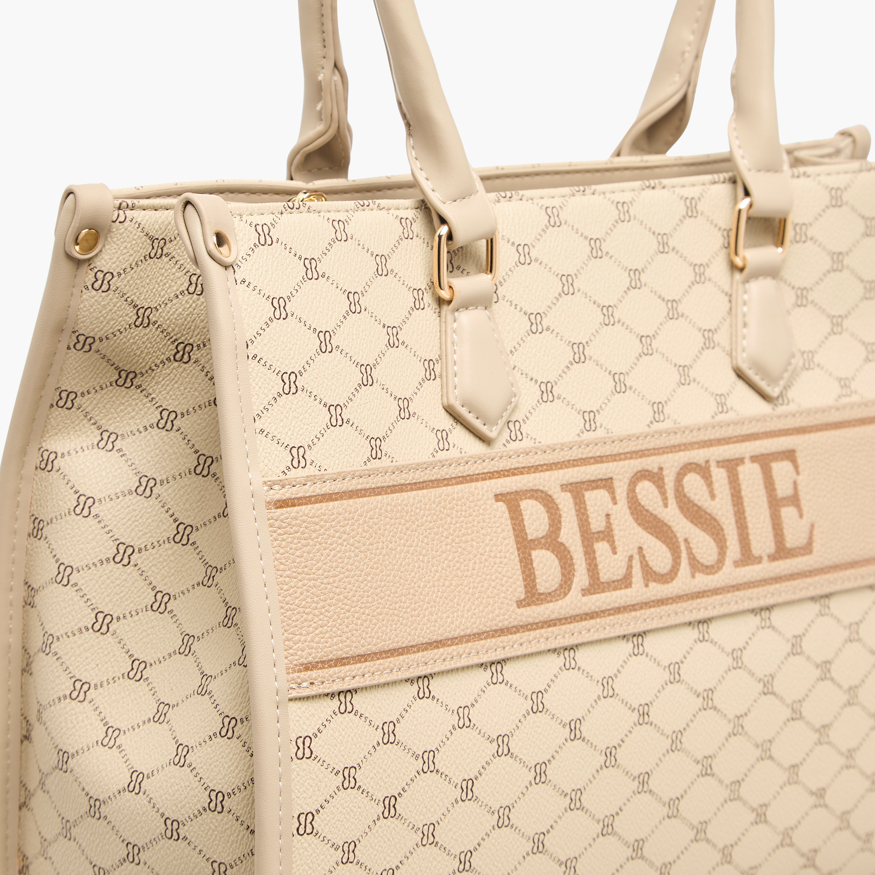 Bessie London Printed Tote Bag with Double Handle-women-bagsandwallets-handbags-image-5