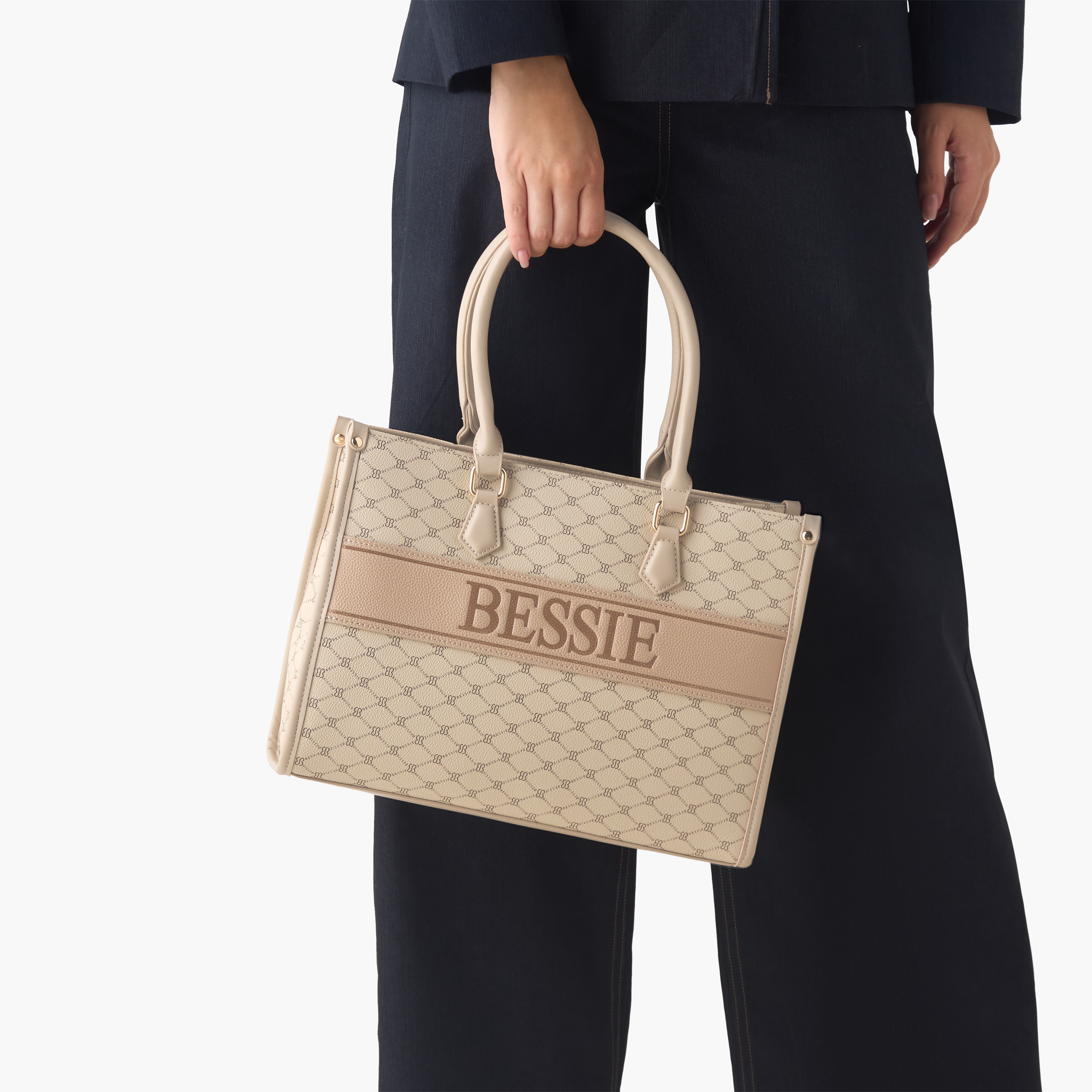 Bessie London Printed Tote Bag with Double Handle-women-bagsandwallets-handbags-image-8