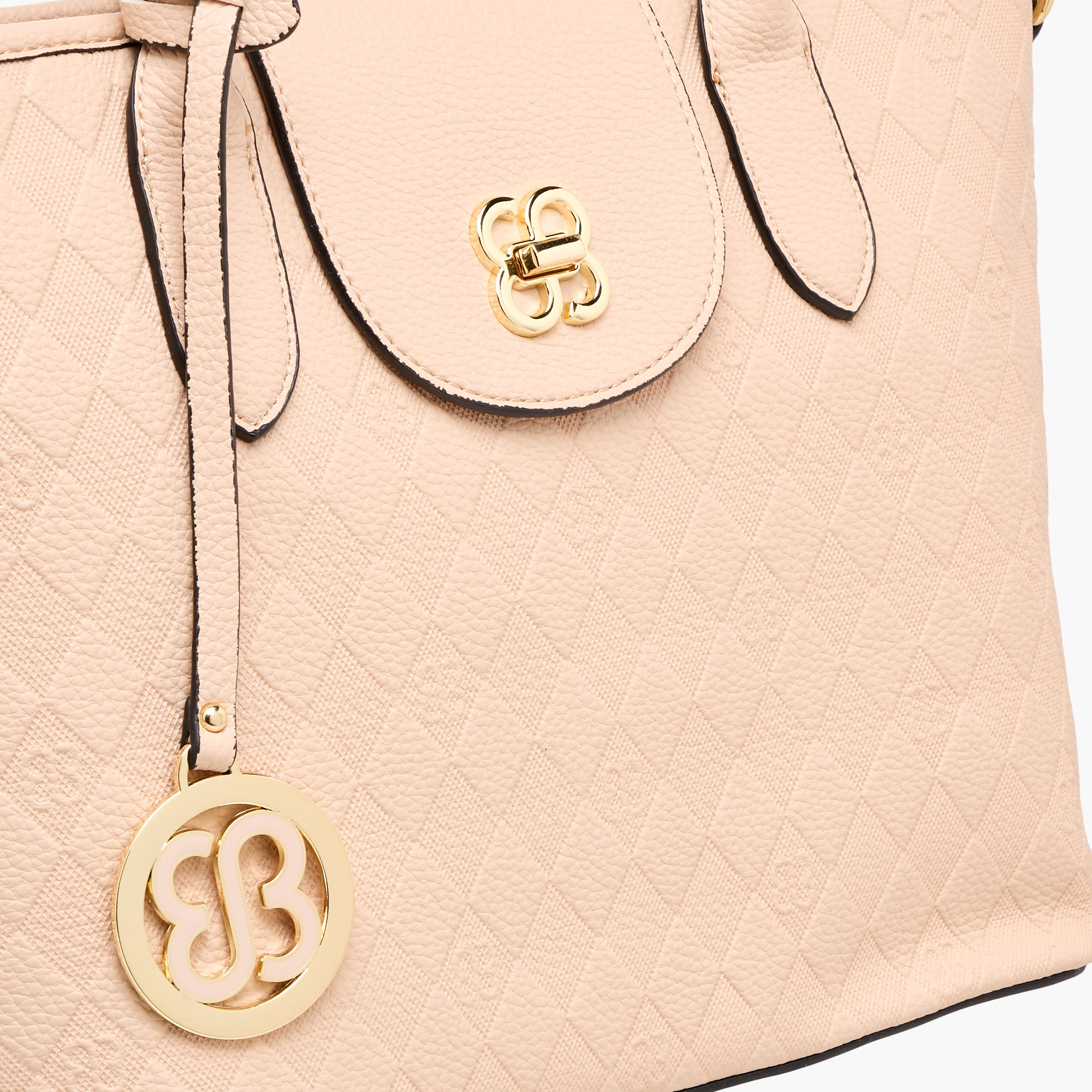 Bessie London Textured Tote Bag with Detachable Strap-women-bagsandwallets-handbags-image-5