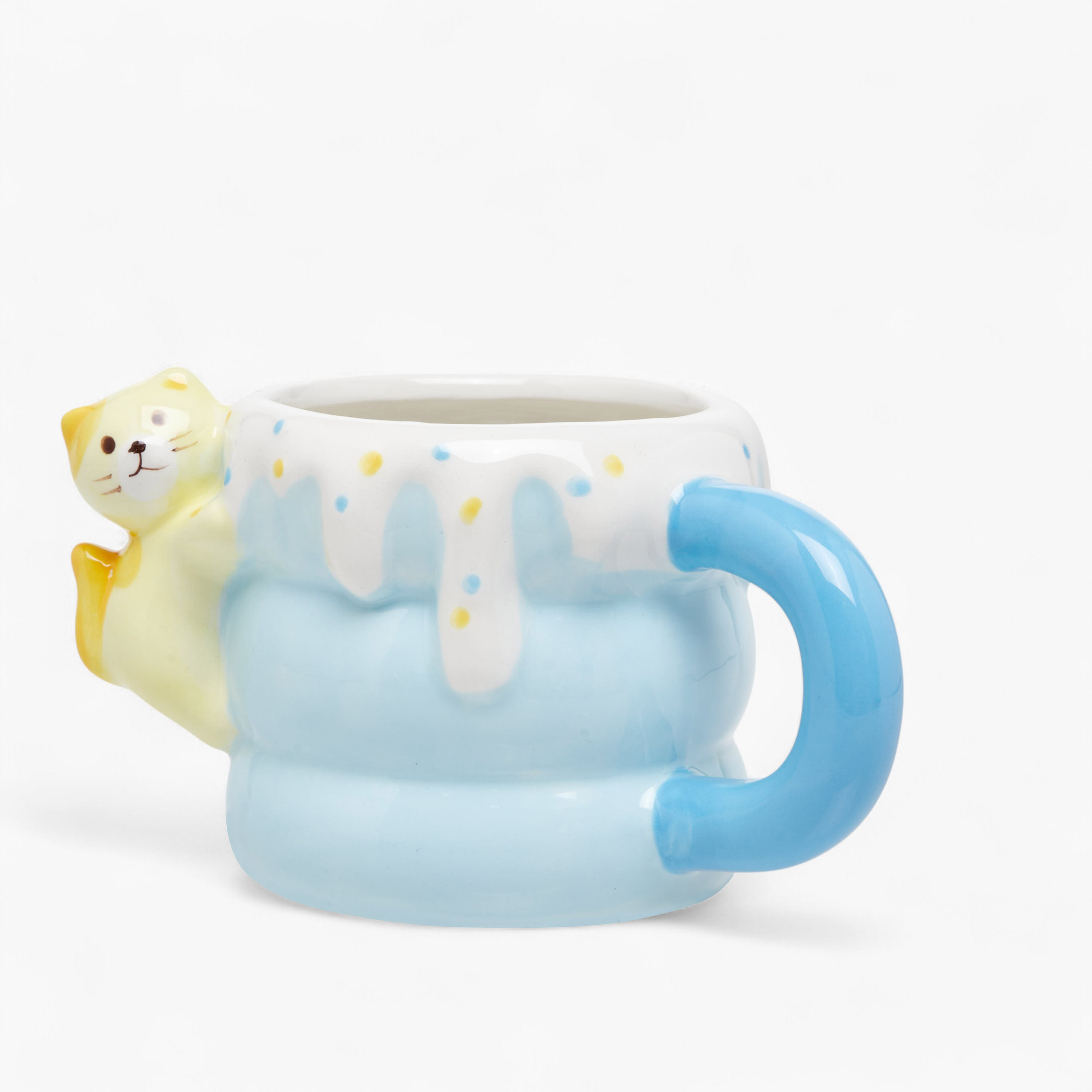 Cat Dolomite Mug with Handle - 370 ml-household-dining-teaandcoffee-mugsandcups-image-2