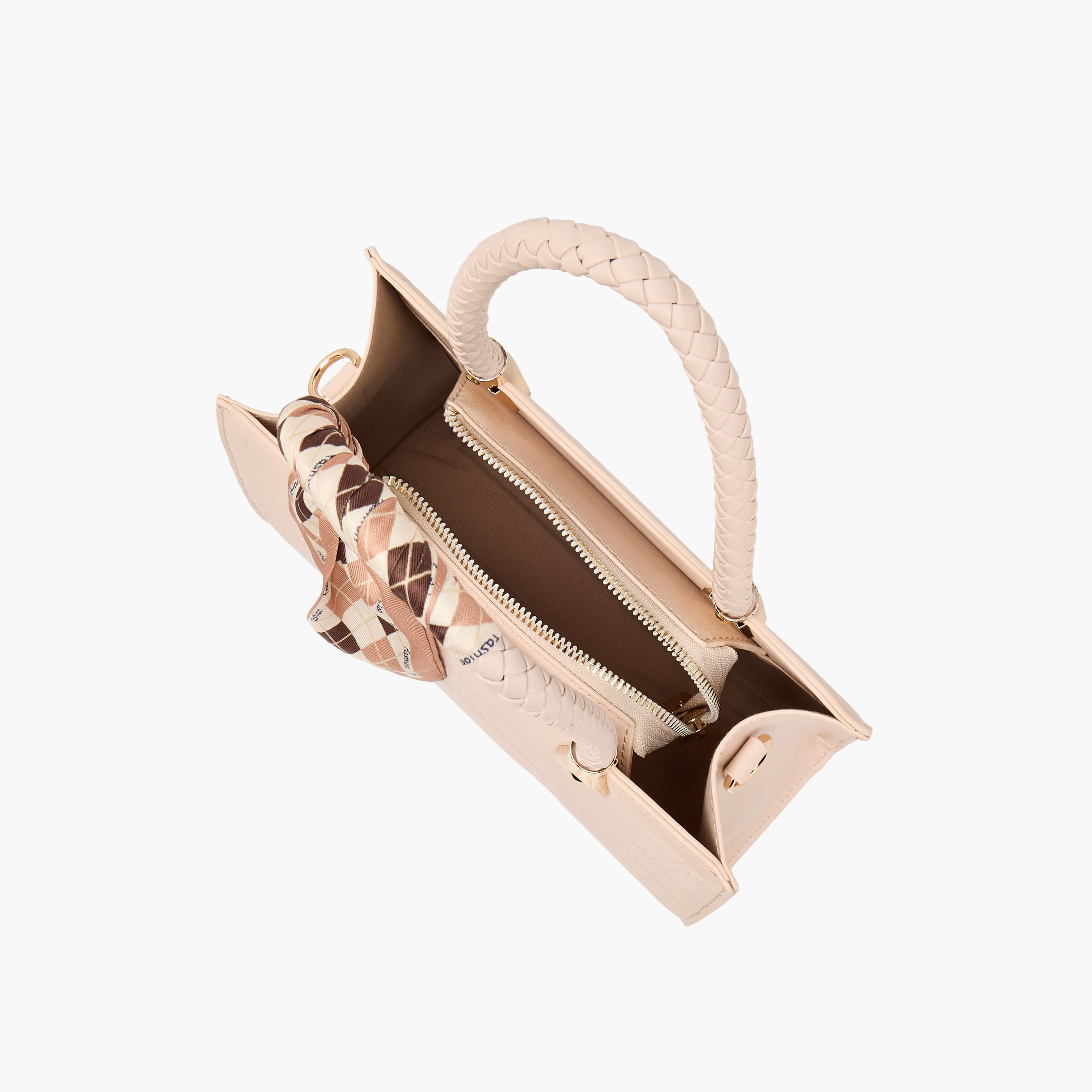 Adore Animal Textured Crossbody Bag with Scarf Detail-women-bagsandwallets-handbags-image-8
