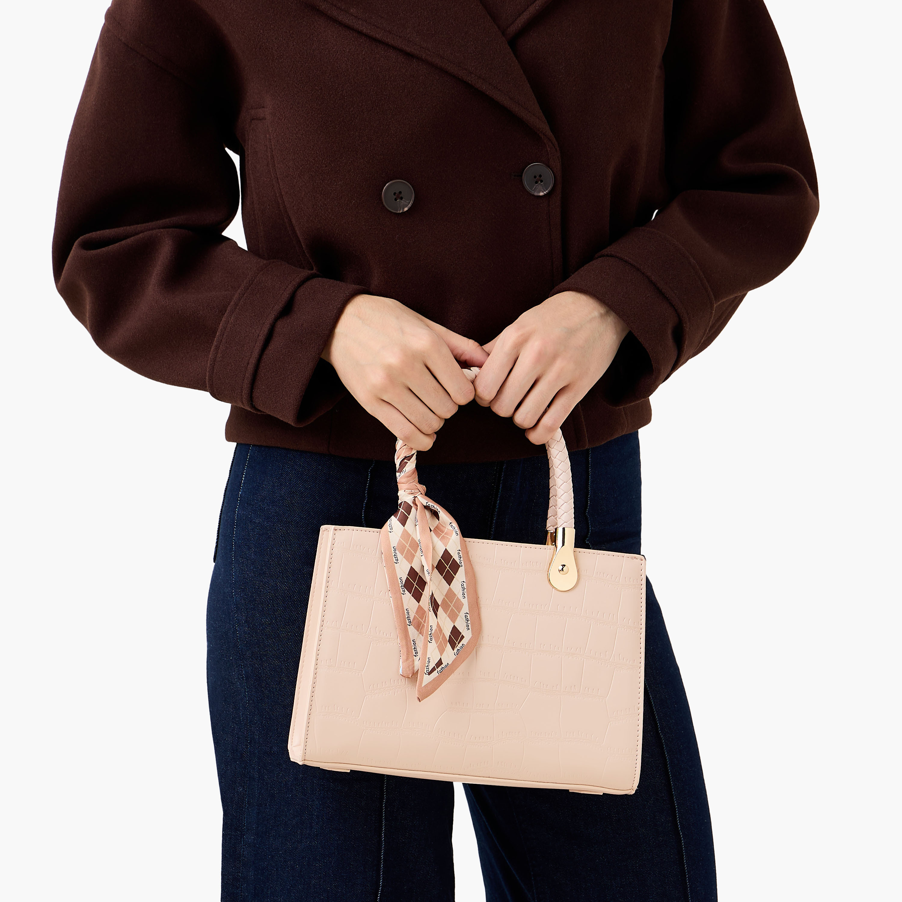 Adore Animal Textured Crossbody Bag with Scarf Detail-women-bagsandwallets-handbags-image-9