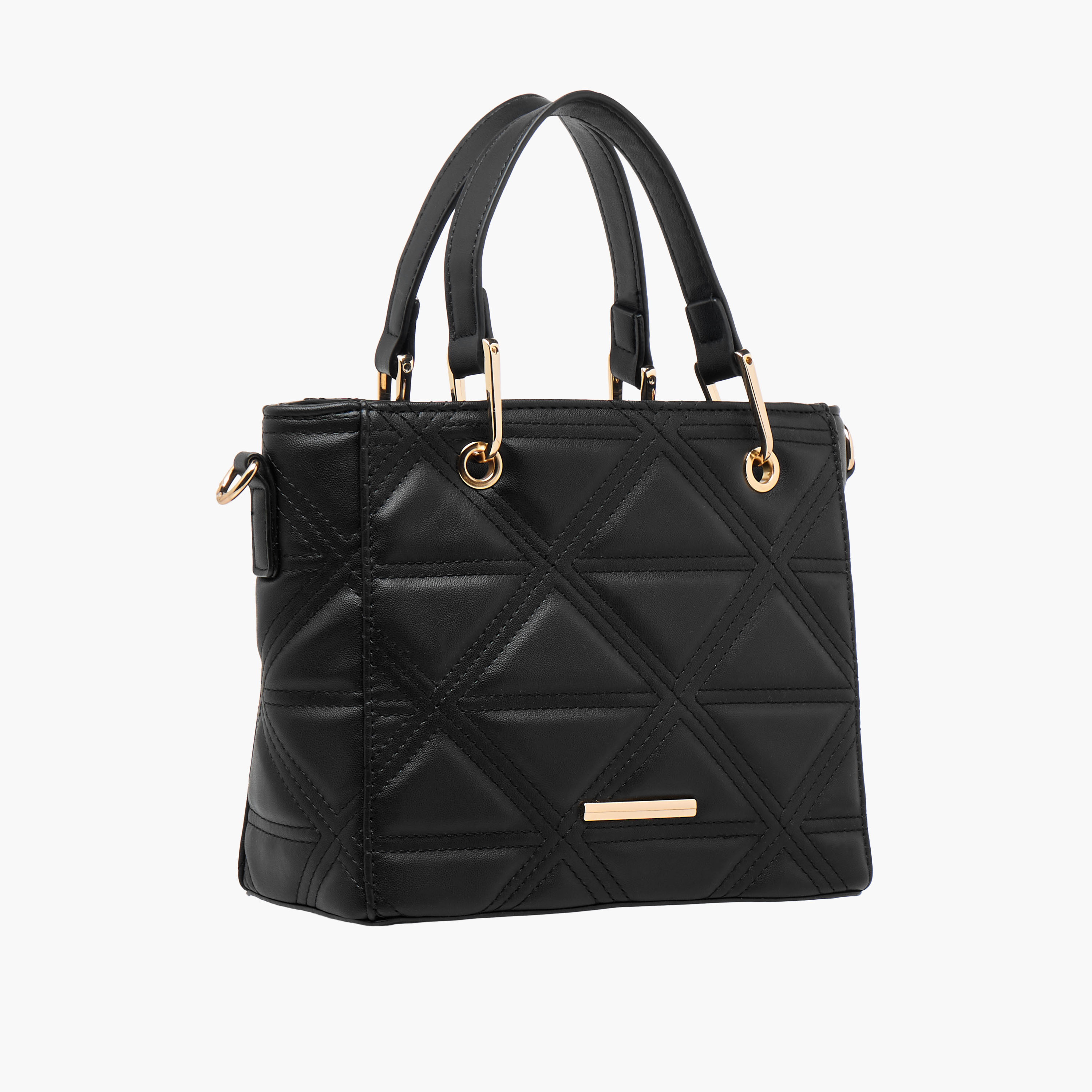 Adore Quilted Tote Bag with Detachable Strap-women-bagsandwallets-handbags-image-4