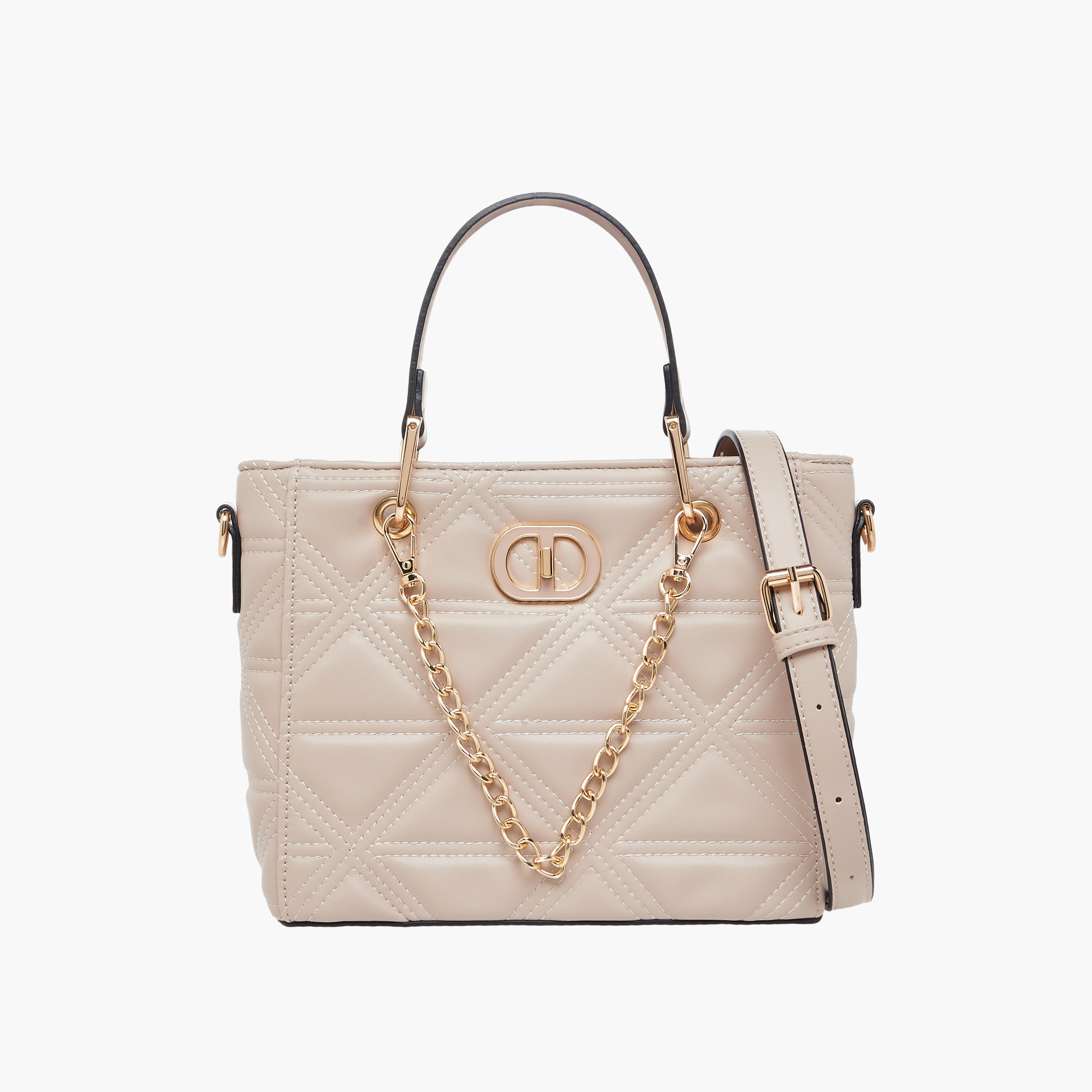 Adore Quilted Tote Bag with Double Handle-women-bagsandwallets-handbags-image-1