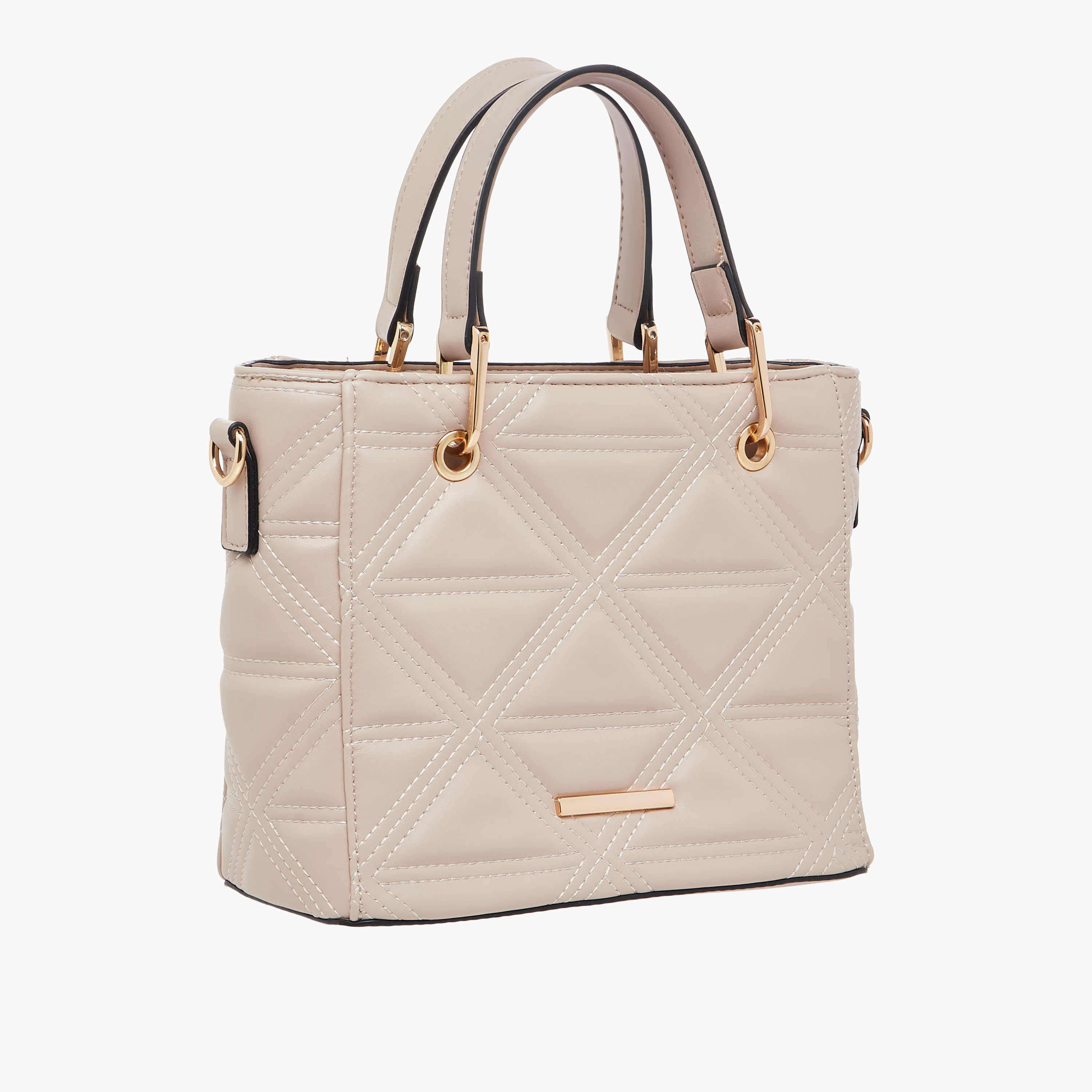 Adore Quilted Tote Bag with Double Handle-women-bagsandwallets-handbags-image-4