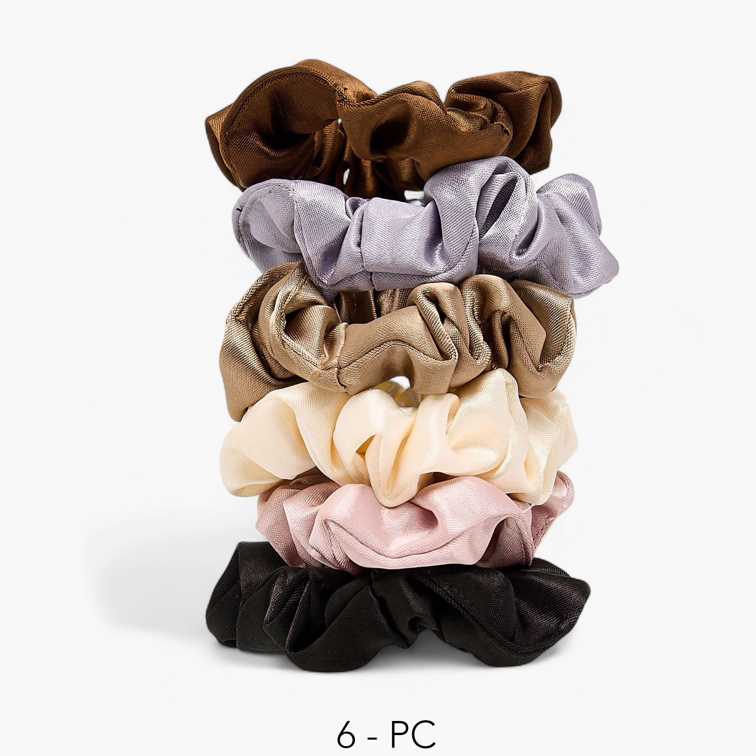 Pack of 6 Hair Scrunchie-women-hairaccessories-scrunchies-image-1