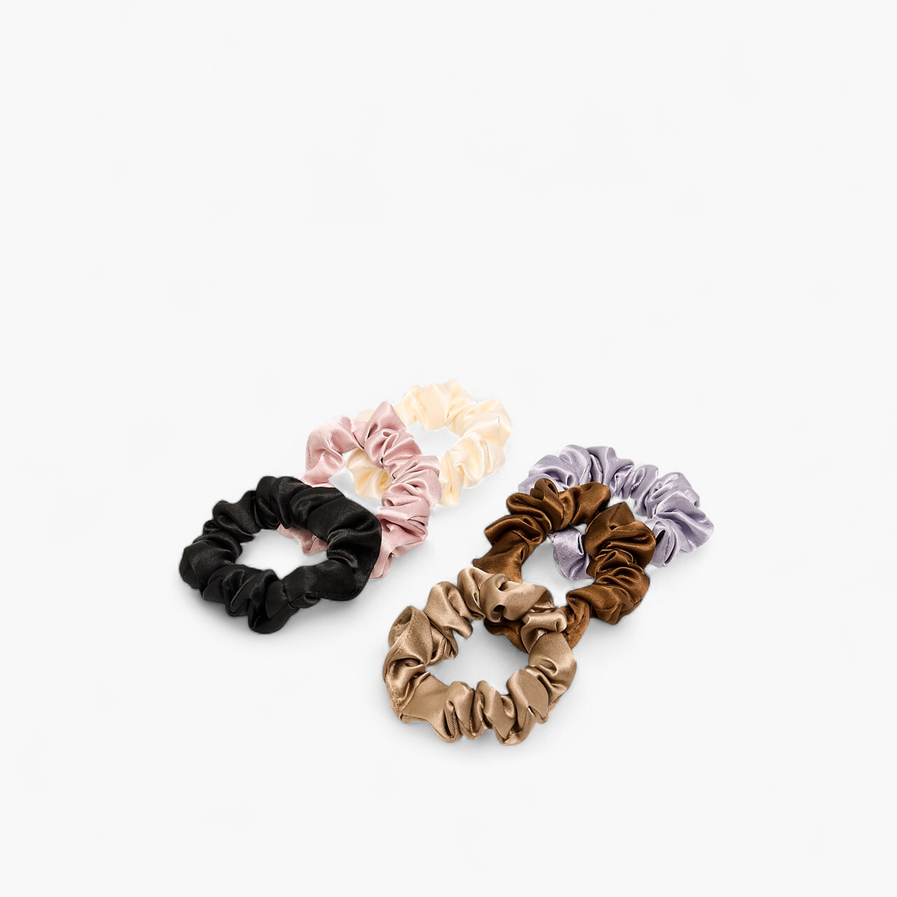Pack of 6 Hair Scrunchie-women-hairaccessories-scrunchies-image-3