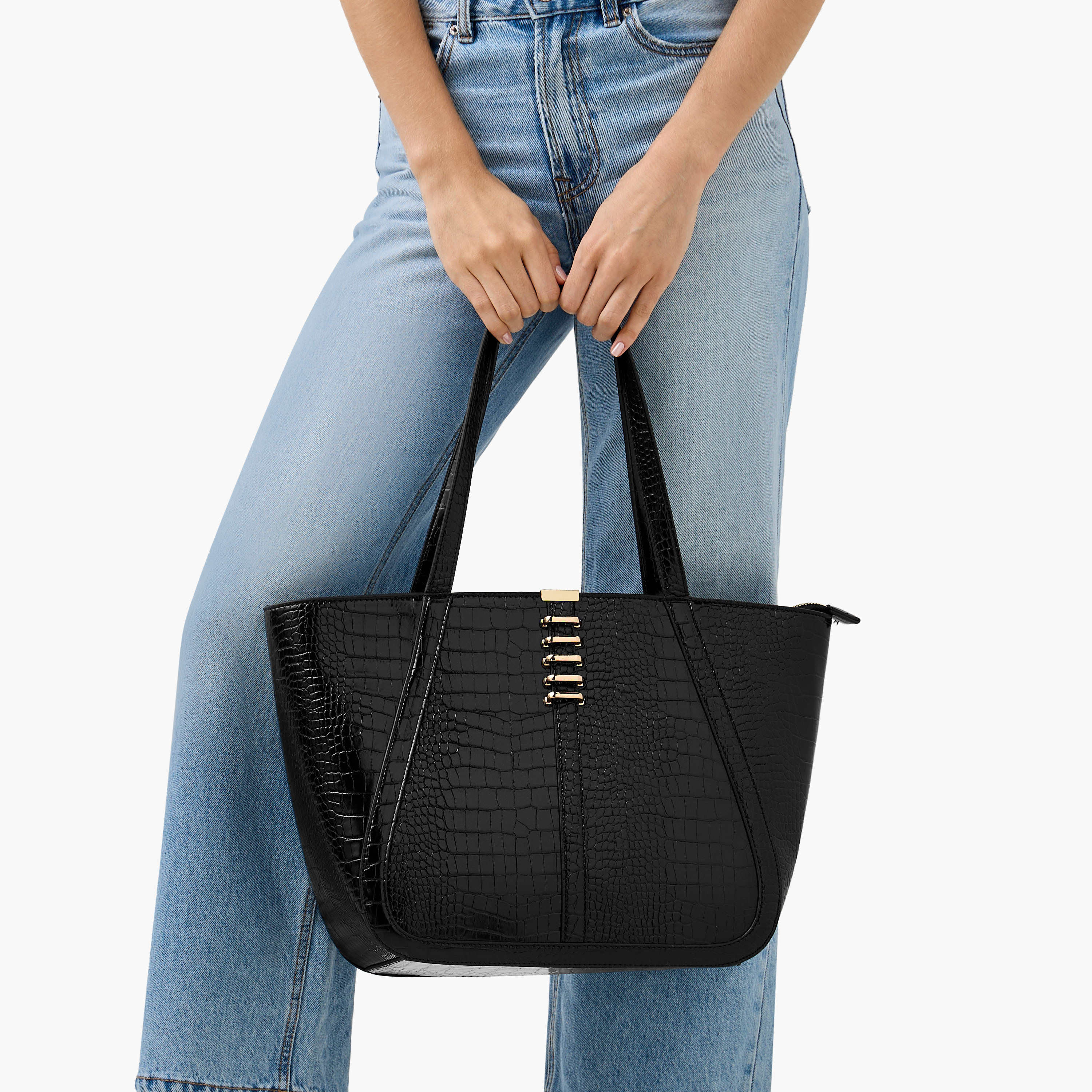 شنطة توتي بملمس جلد حيوانات مع مقابض من أدور-women-bagsandwallets-handbags-image-8