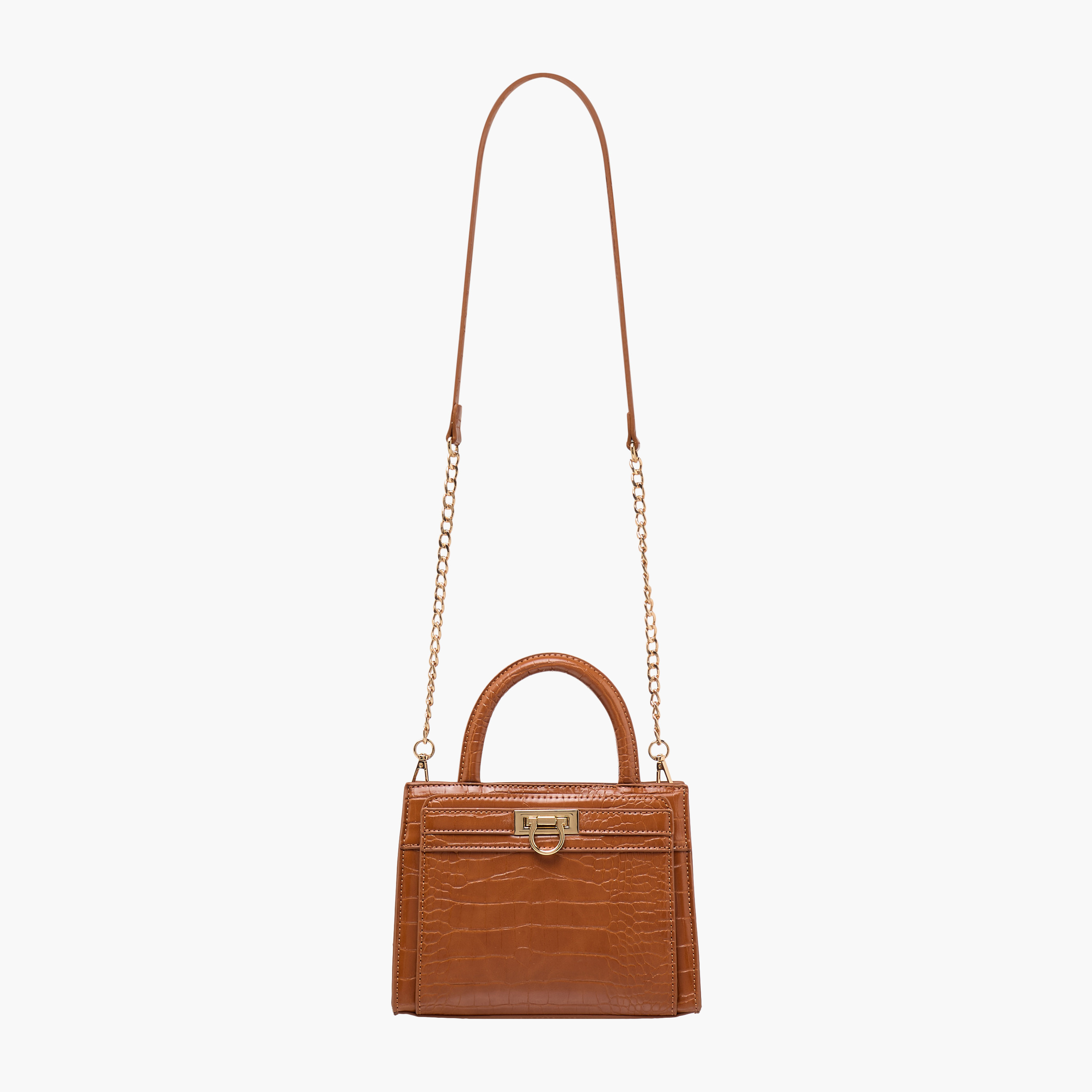 شنطة كروس بودي بارزة الملمس بطبعات حيوانات مع حزام سلسلة من أدور-women-bagsandwallets-handbags-image-4