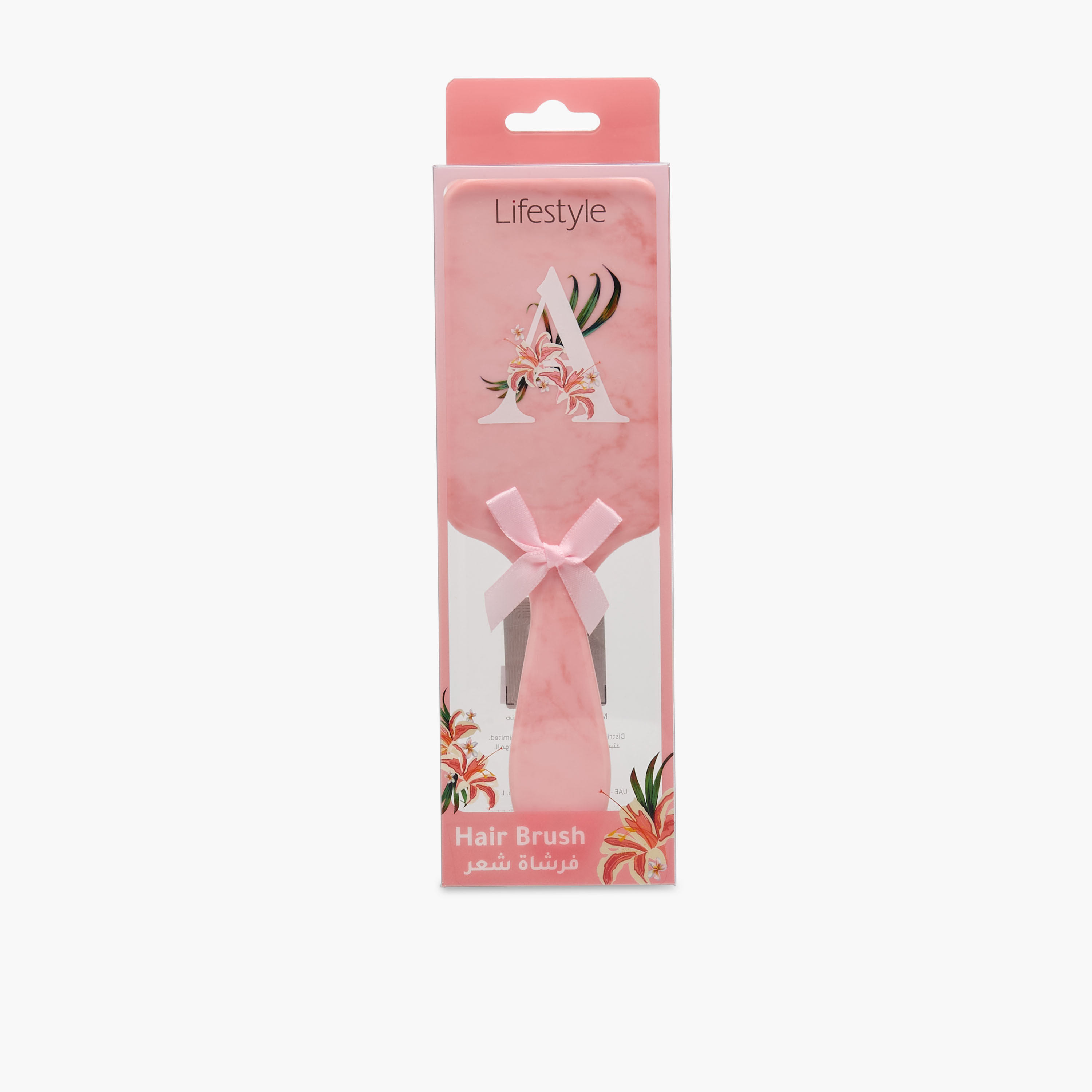 Paddle Hairbrush with Initial A Print-women-hairaccessories-brushesandcombs-image-5