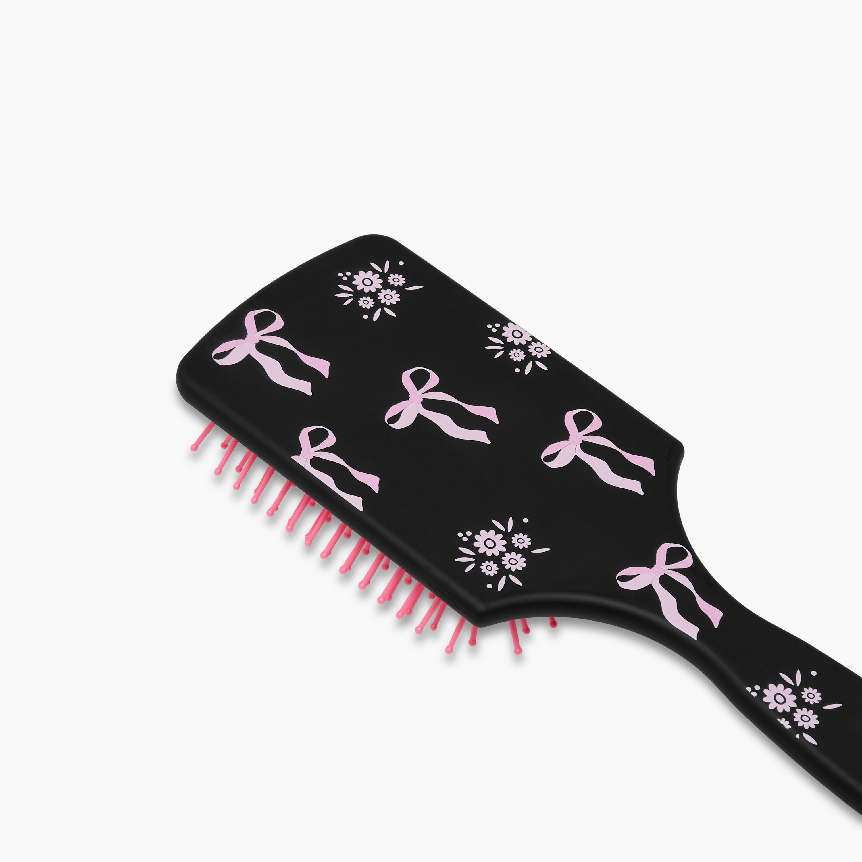 Paddle Hairbrush with Bow Print-women-hairaccessories-brushesandcombs-image-4
