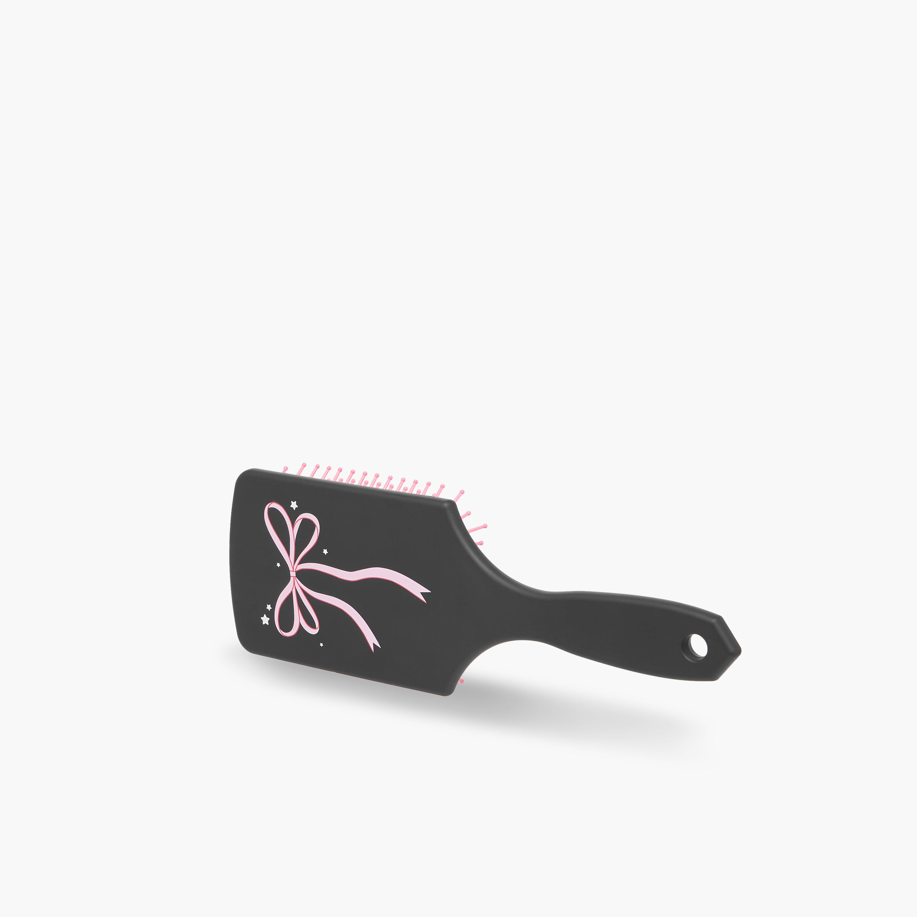 Paddle Hairbrush with Bow Print-women-hairaccessories-brushesandcombs-image-1