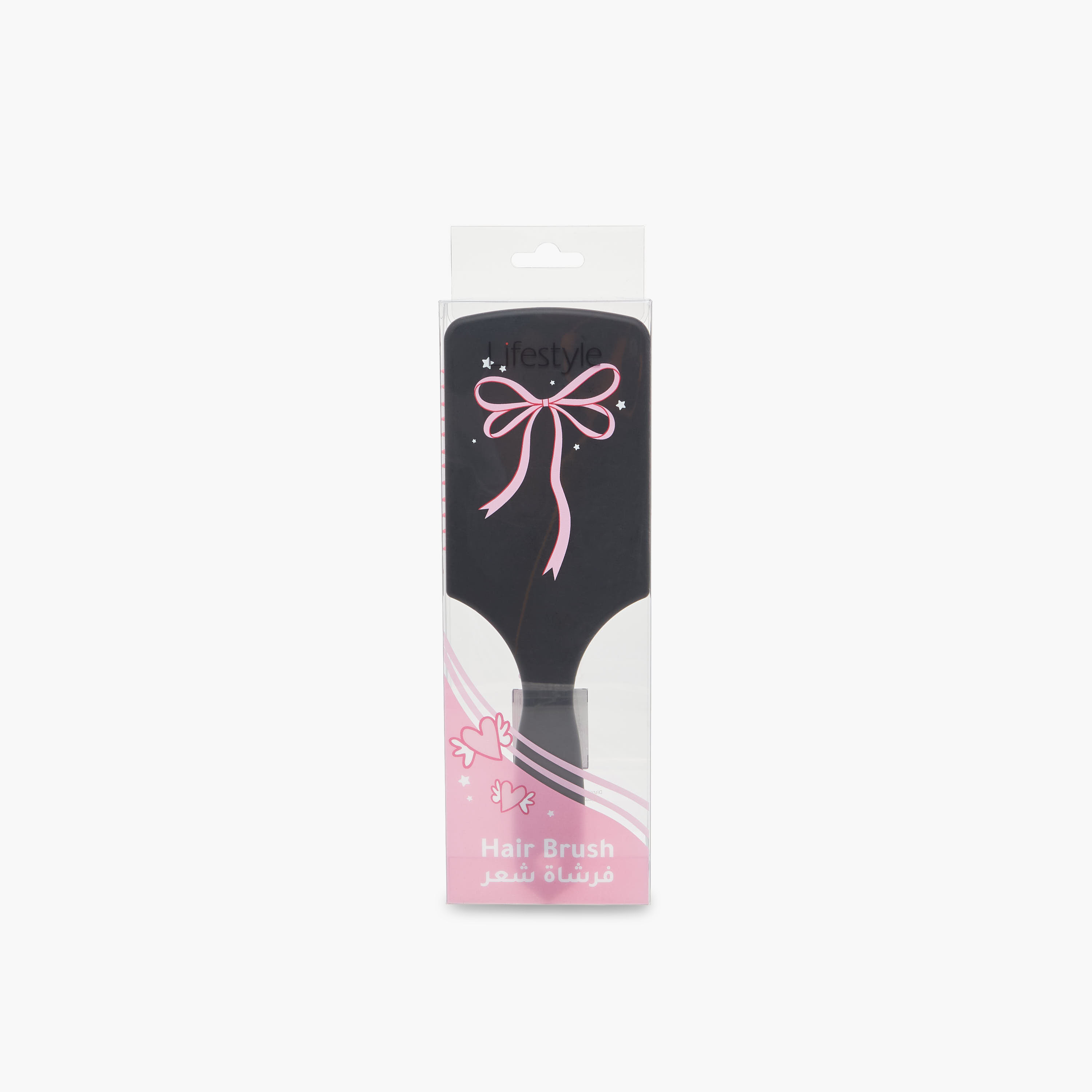 Paddle Hairbrush with Bow Print-women-hairaccessories-brushesandcombs-image-4