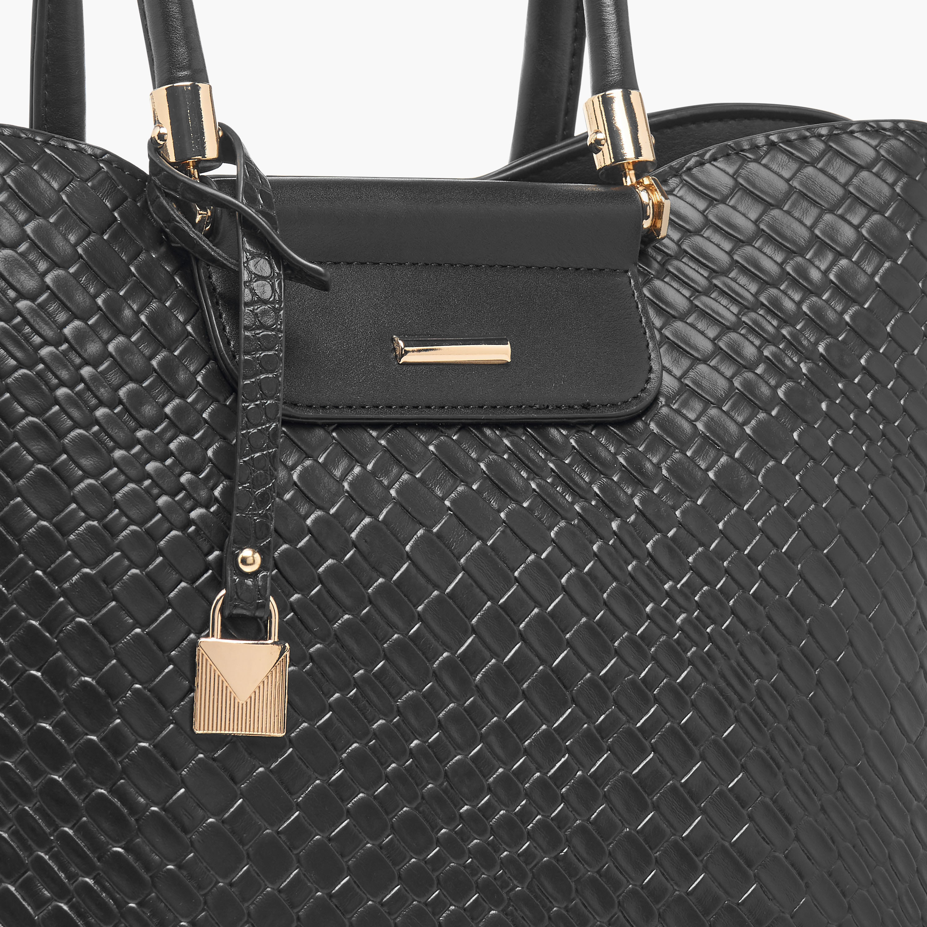 طقم شنطة توتي مضفّرة مع شنطة كروس بودي ومحفظة من ساشا-women-bagsandwallets-handbags-image-10