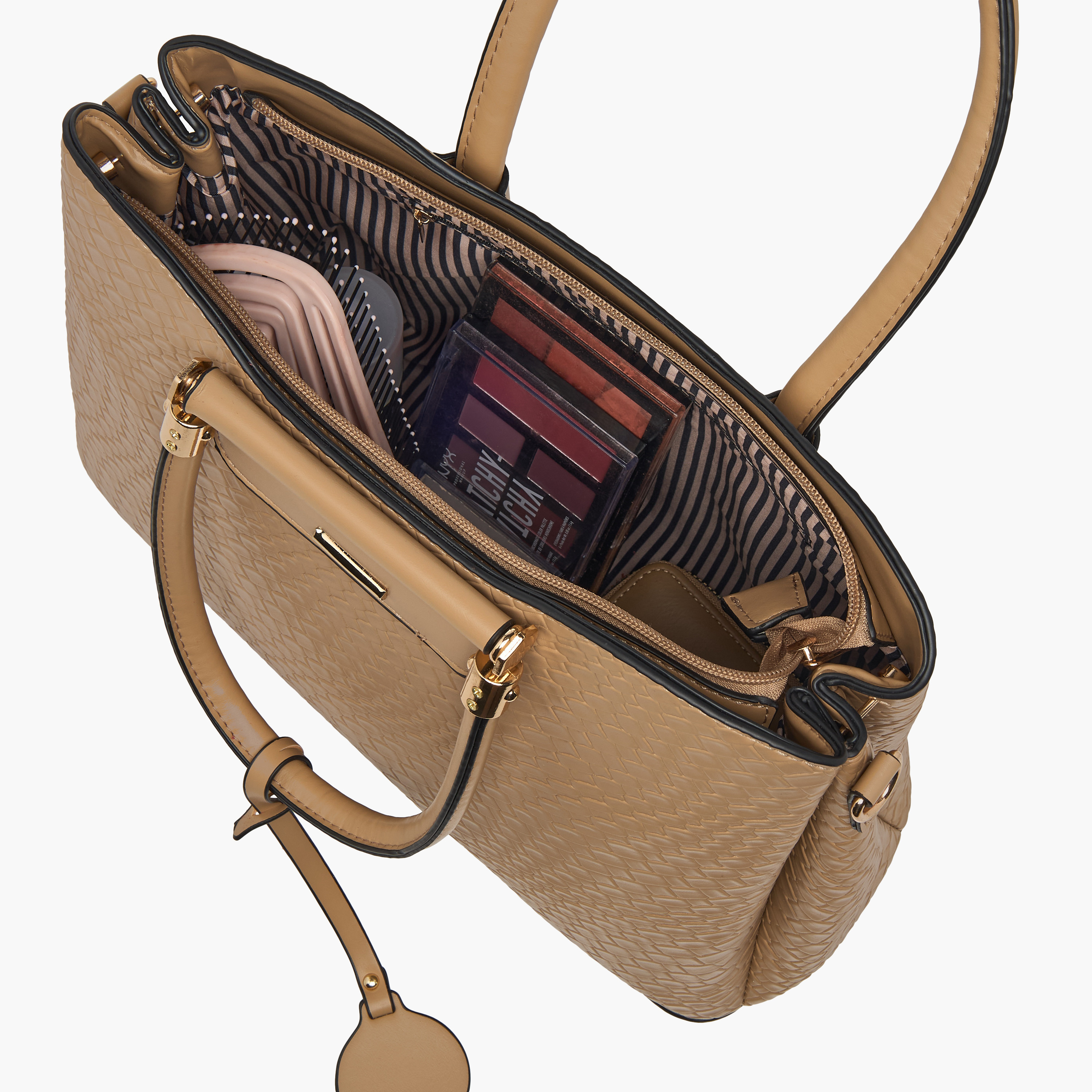 شنطة توتي مضفرة وشنطة كروس بودي ومحفظة من ساشا-women-bagsandwallets-handbags-image-13