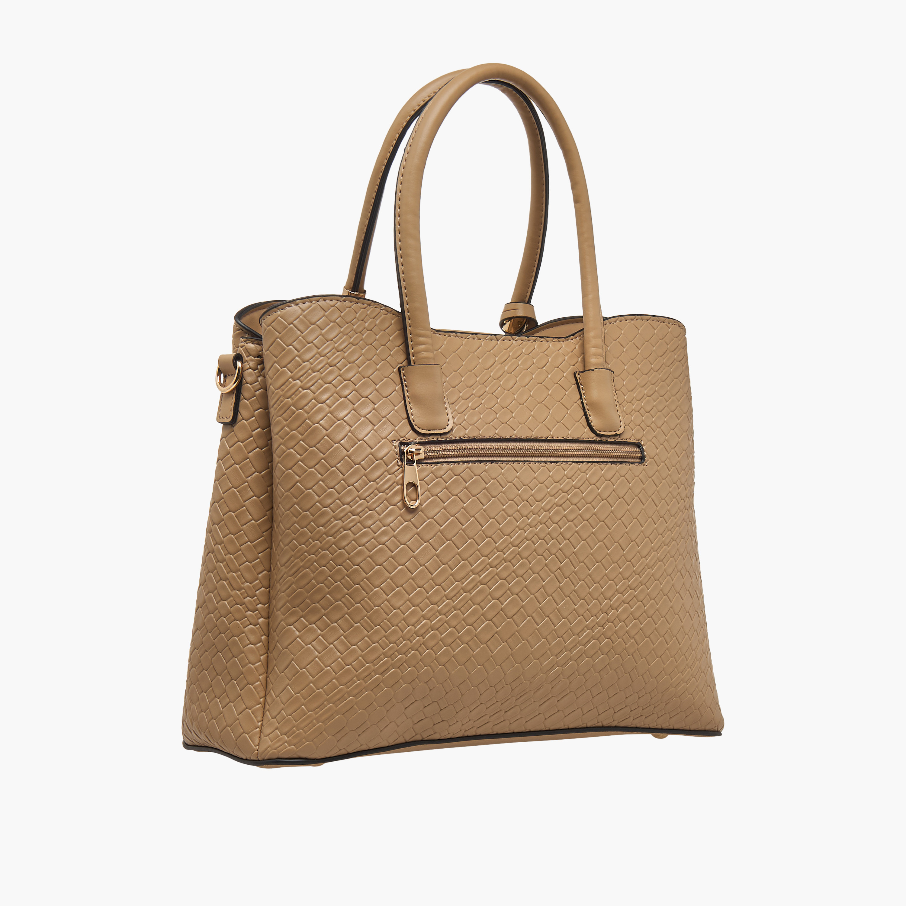 شنطة توتي مضفرة وشنطة كروس بودي ومحفظة من ساشا-women-bagsandwallets-handbags-image-6