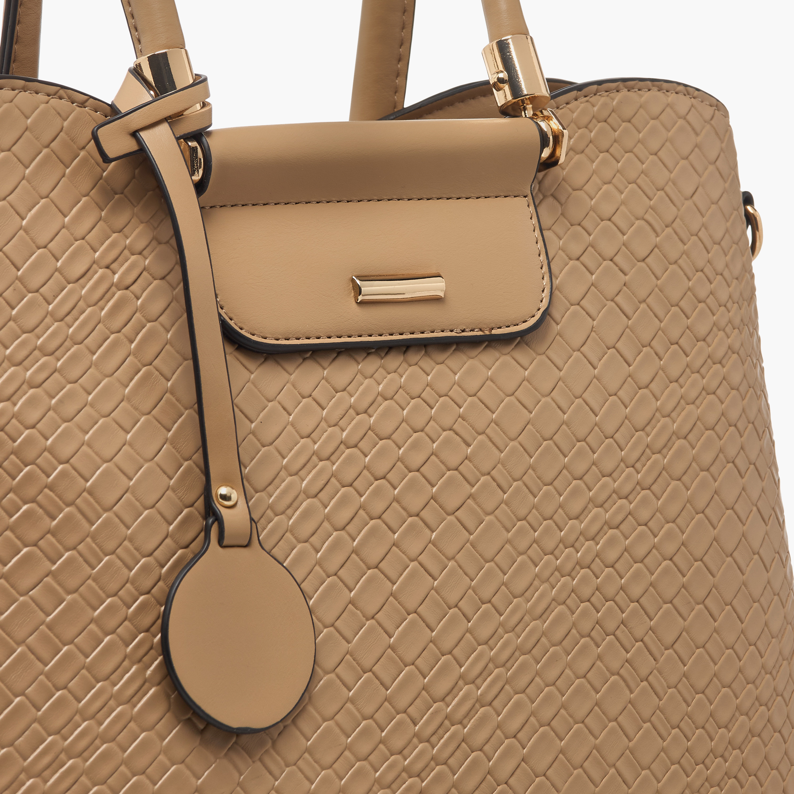 شنطة توتي مضفرة وشنطة كروس بودي ومحفظة من ساشا-women-bagsandwallets-handbags-image-8