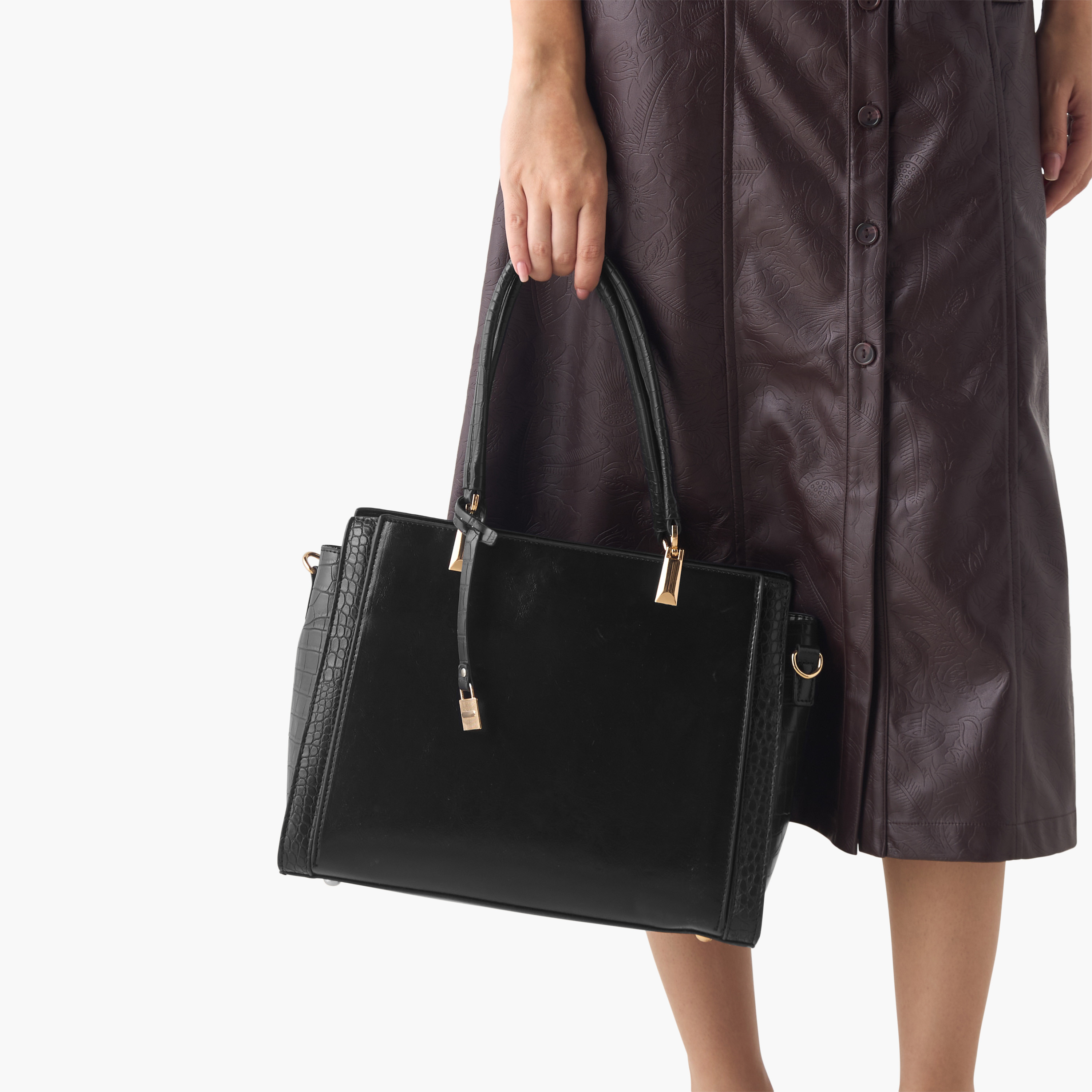Sasha Textured Tote Bag with 2 Crossbody Bags-women-bagsandwallets-handbags-image-2