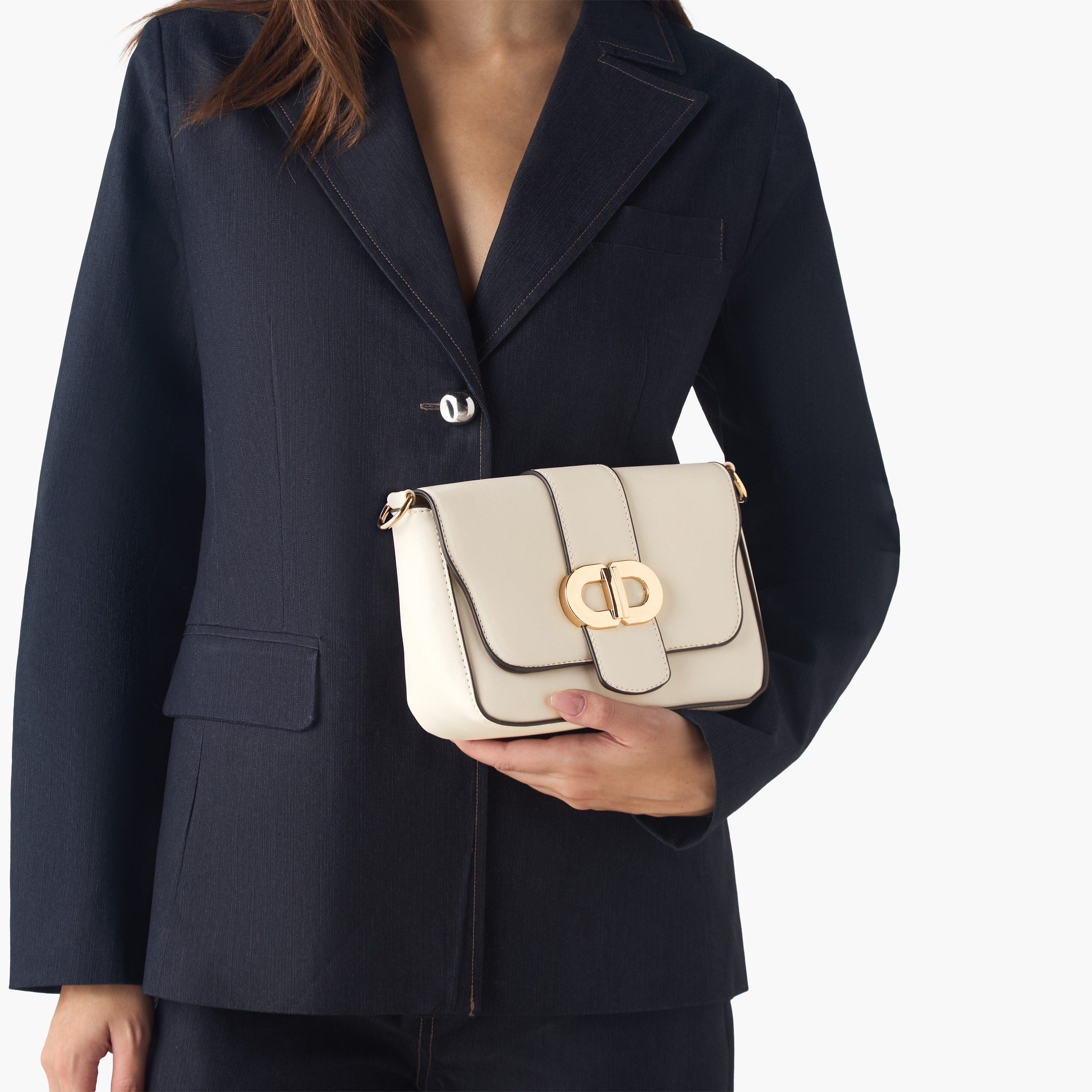 Sasha Sam Solid Crossbody Bag with Detachable Strap-women-bagsandwallets-handbags-image-2