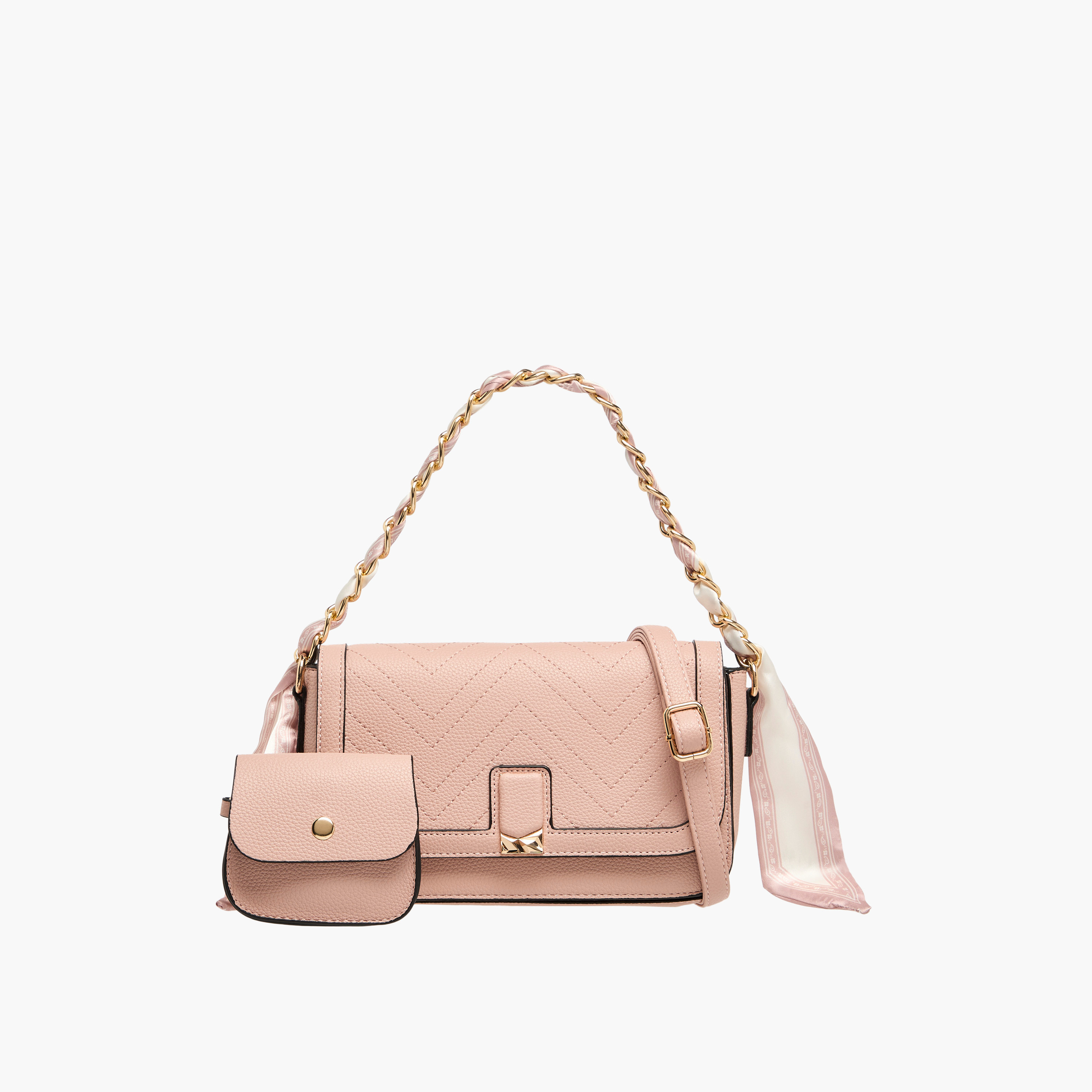 شنطة كروس بودي بارزة الملمس مع شنطة صغيرة من ساشا-women-bagsandwallets-handbags-image-1