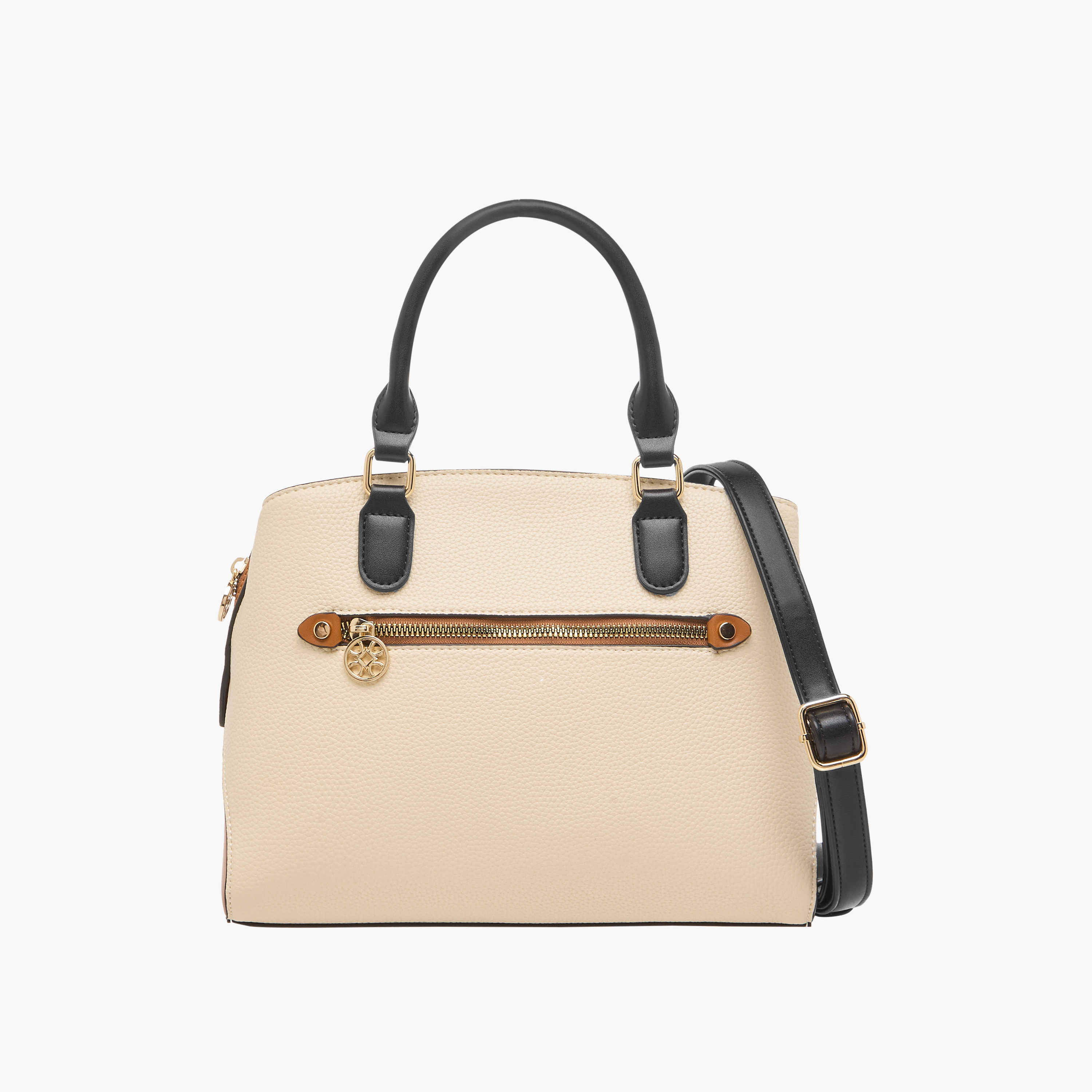 شنطة توتي بارزة الملمس بمقابض علوية كودس من ساشا-women-bagsandwallets-handbags-image-1