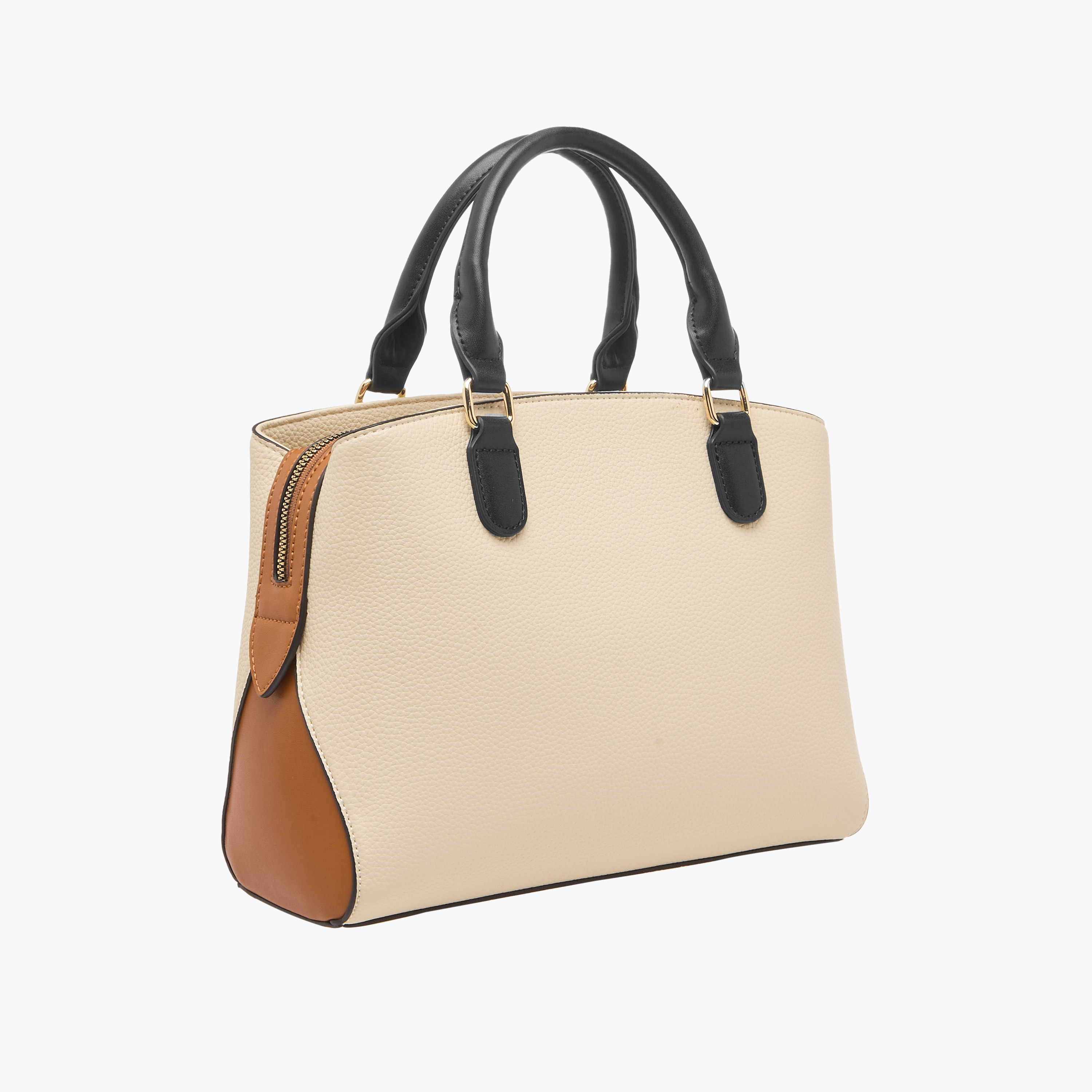 شنطة توتي بارزة الملمس بمقابض علوية كودس من ساشا-women-bagsandwallets-handbags-image-4