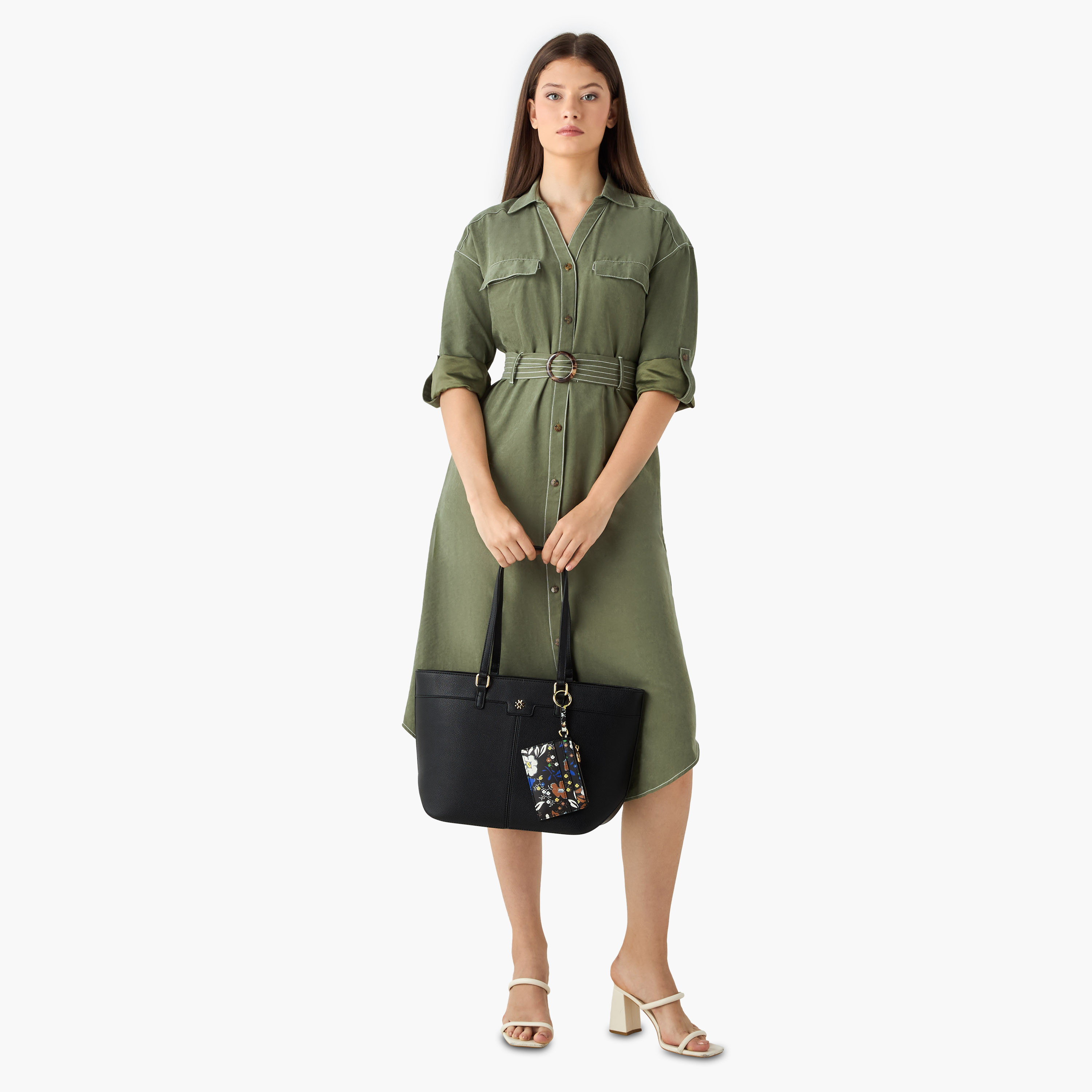 Sasha Kodes Textured Tote Bag with Detachable Card Holder-women-bagsandwallets-handbags-image-9