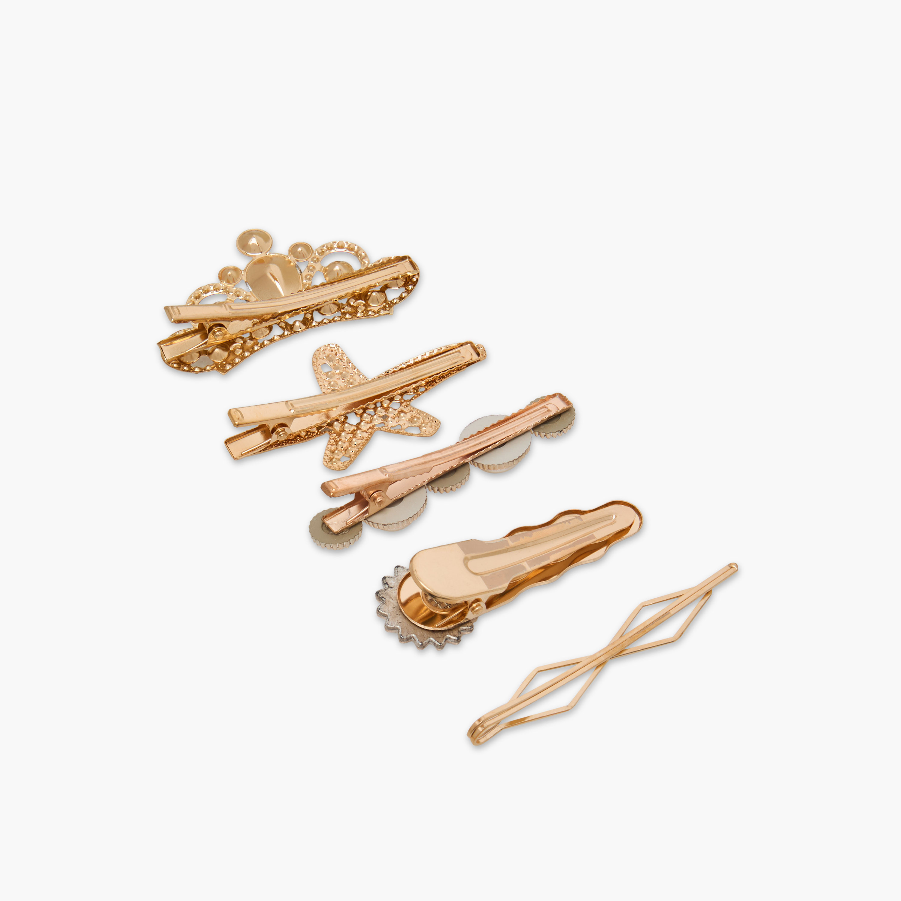 مشابك شعر بزينة لؤلؤ - عبوة 5 قطع-women-hairaccessories-clips-image-3