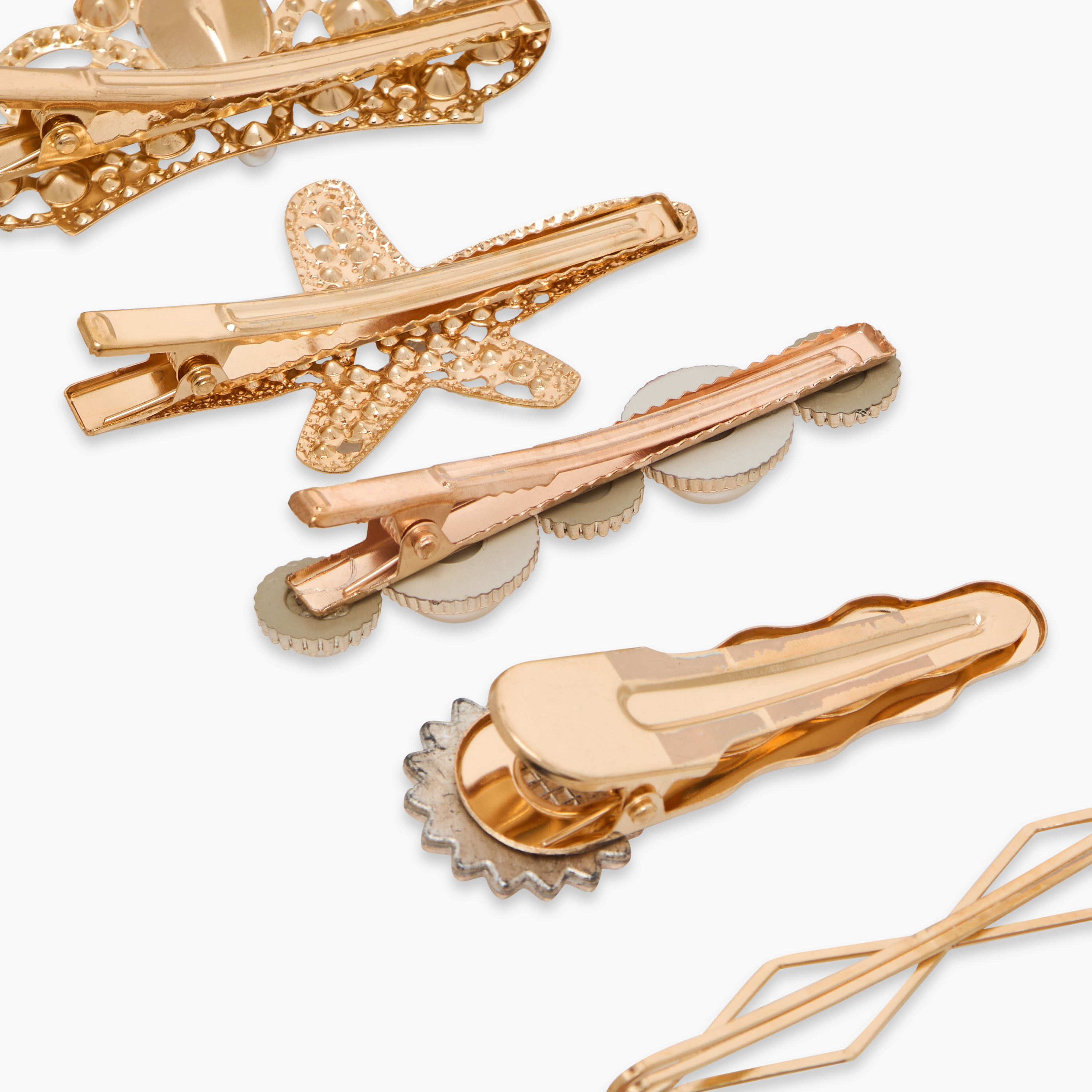 مشابك شعر بزينة لؤلؤ - عبوة 5 قطع-women-hairaccessories-clips-image-4