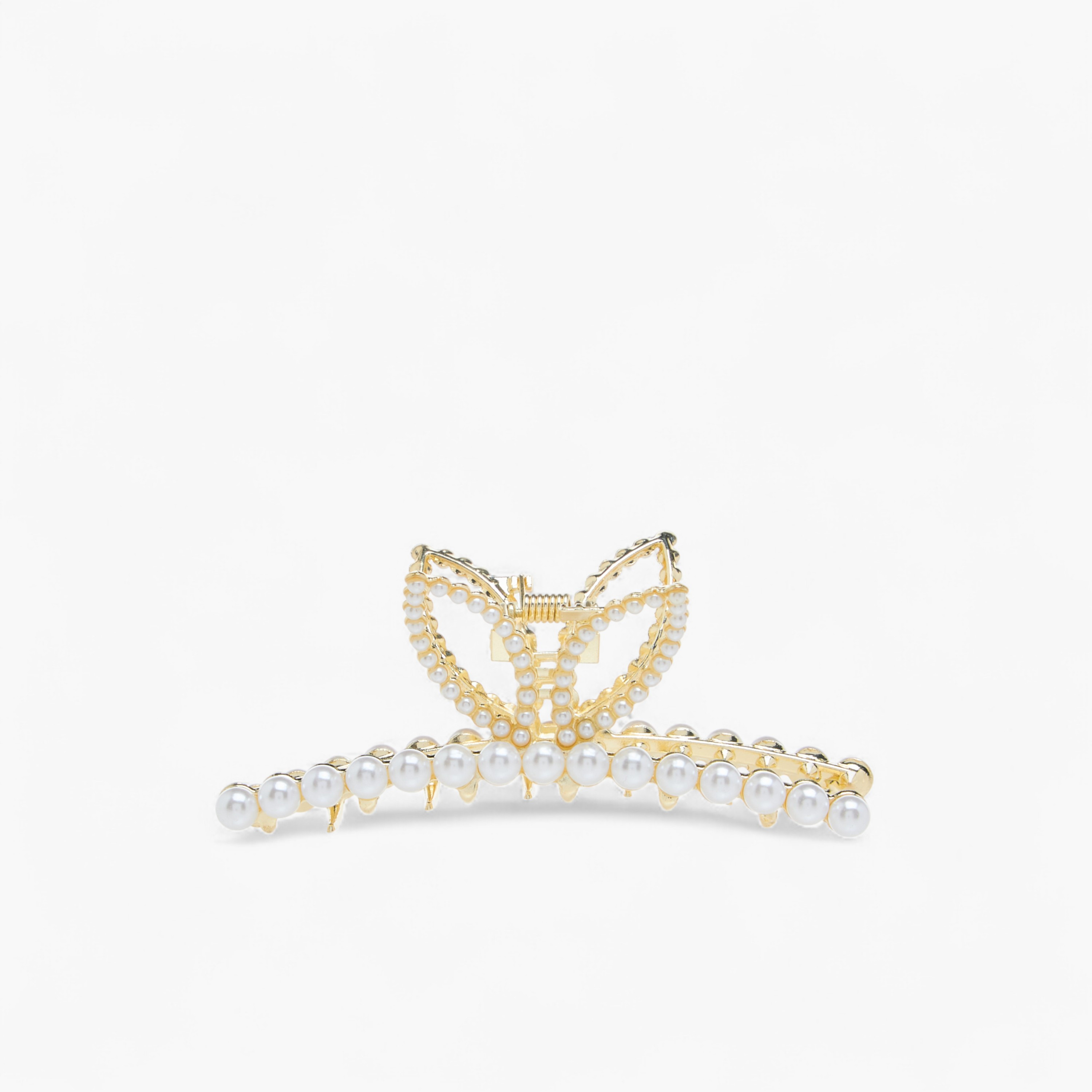 Hair Clamp with Pearl Embellishments-women-hairaccessories-clamps-image-1