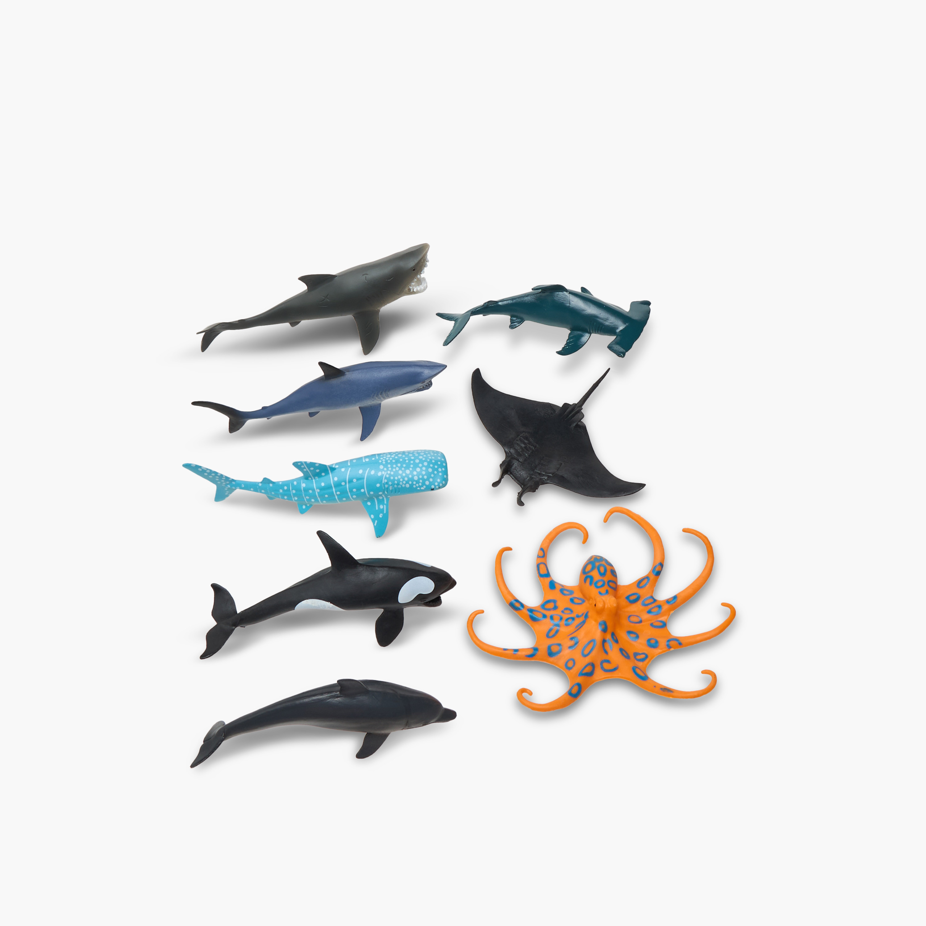 مجموعة لعب حيوانات بحرية 8 قطع من جلو-toys-playfigures-animals-image-5