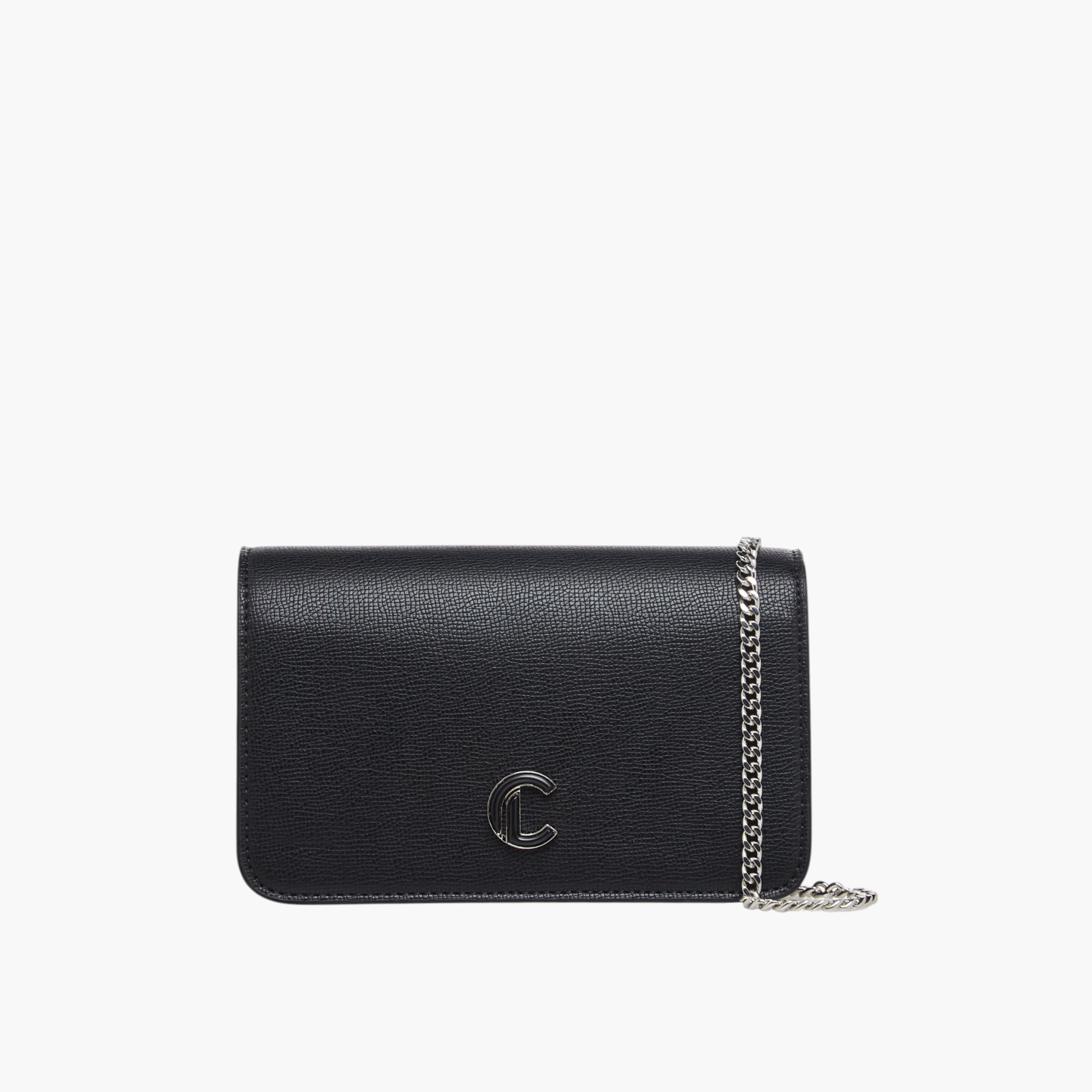 شنطة كروس بودي سادة بحزام سلسلة قابل للفصل من لو كونفورت-women-bagsandwallets-handbags-image-1