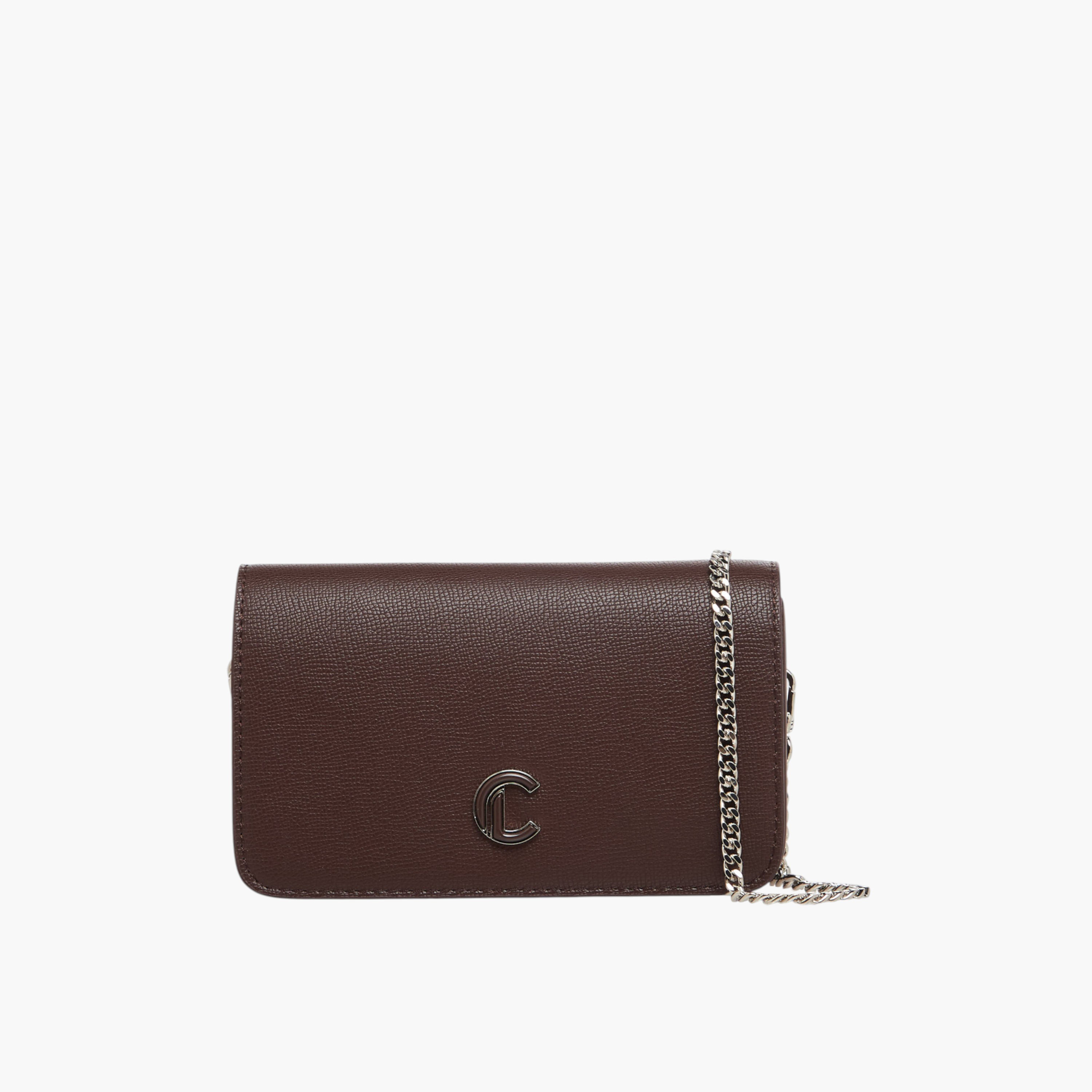 شنطة كروس بودي سادة بحزام سلسلة قابل للفصل من لو كونفورت-women-bagsandwallets-handbags-image-1