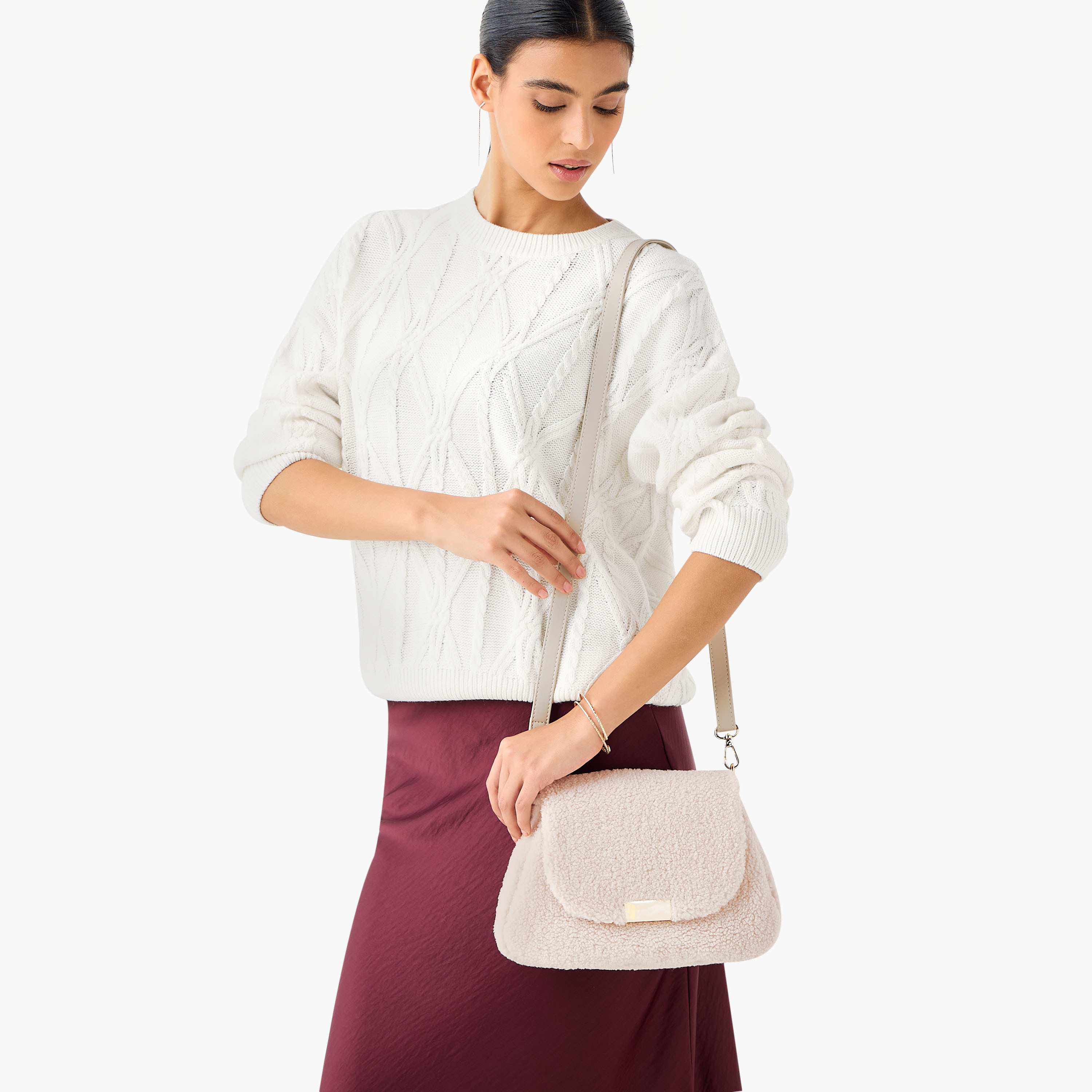 شنطة كروس بودي بارزة الملمس بحزام قابل للفصل من ميسي-women-bagsandwallets-handbags-image-8