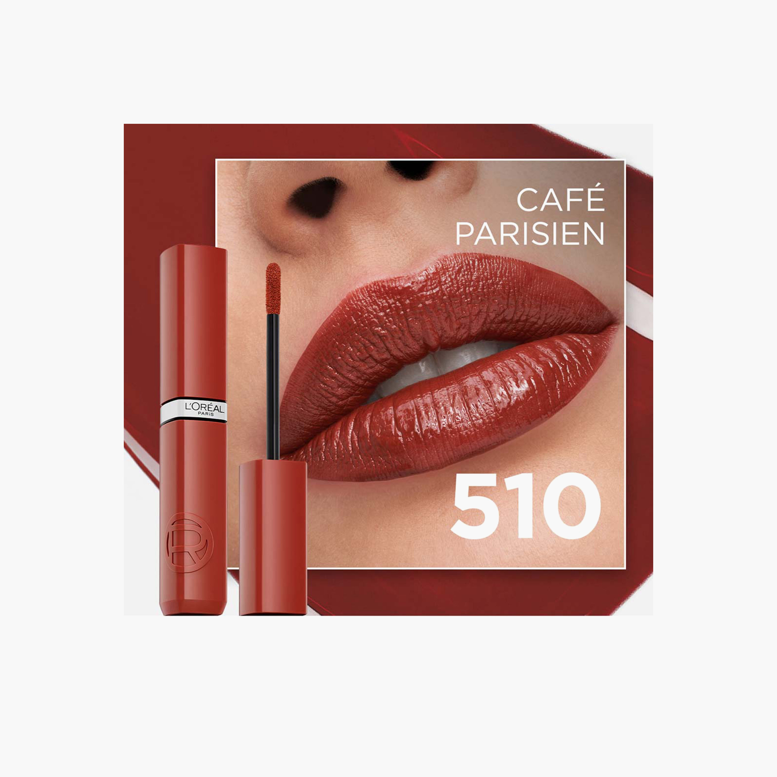 أحمر شفاه سائل إنفاليبل لاكيه ريزيستانس من لوريال باريس-beautyandpersonalcare-makeup-lips-liquidlipsticks-image-74