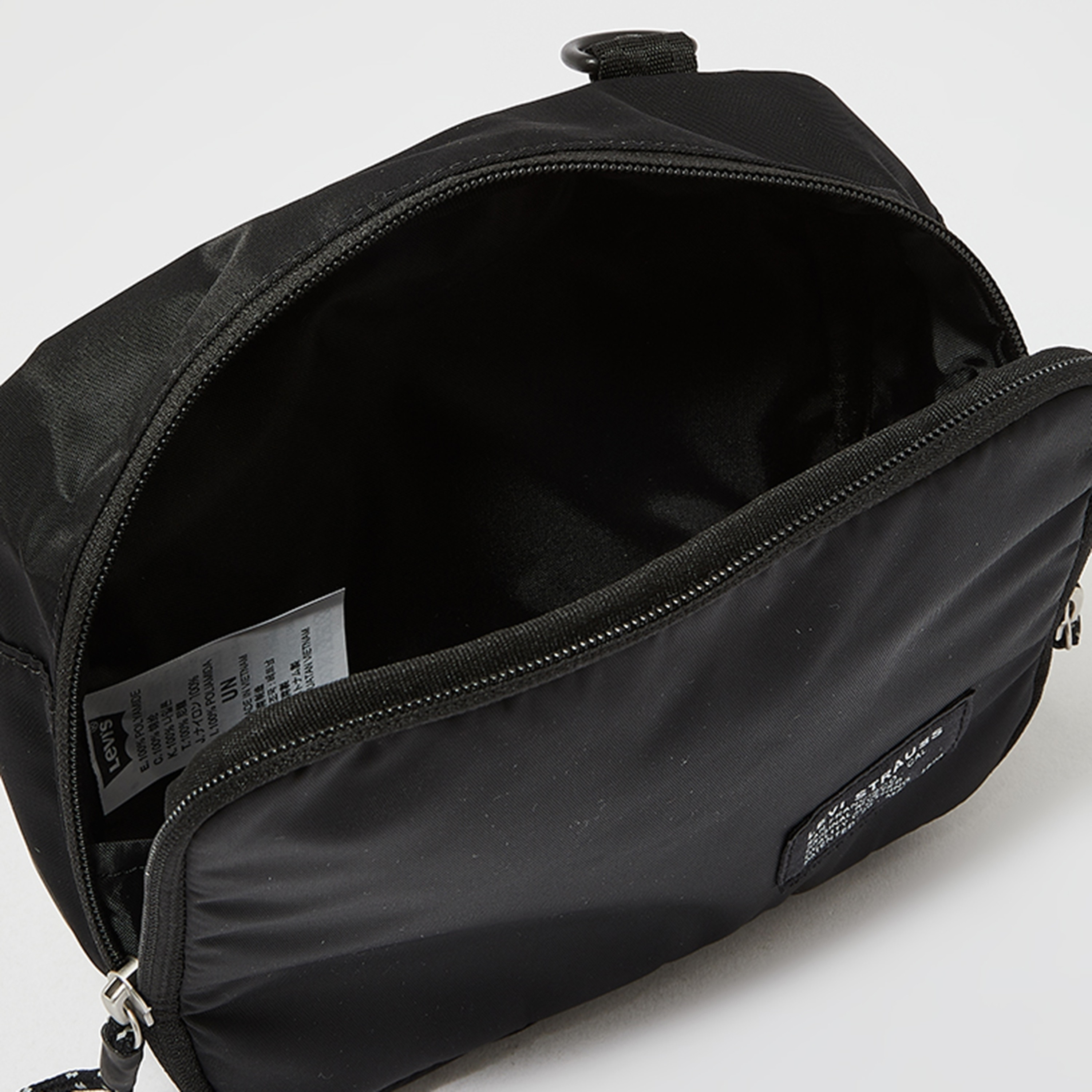 Levi's Modular Plain Crossbody Bag and Pouch with Zip Closure and Detachable Strap-men-bags-image-4