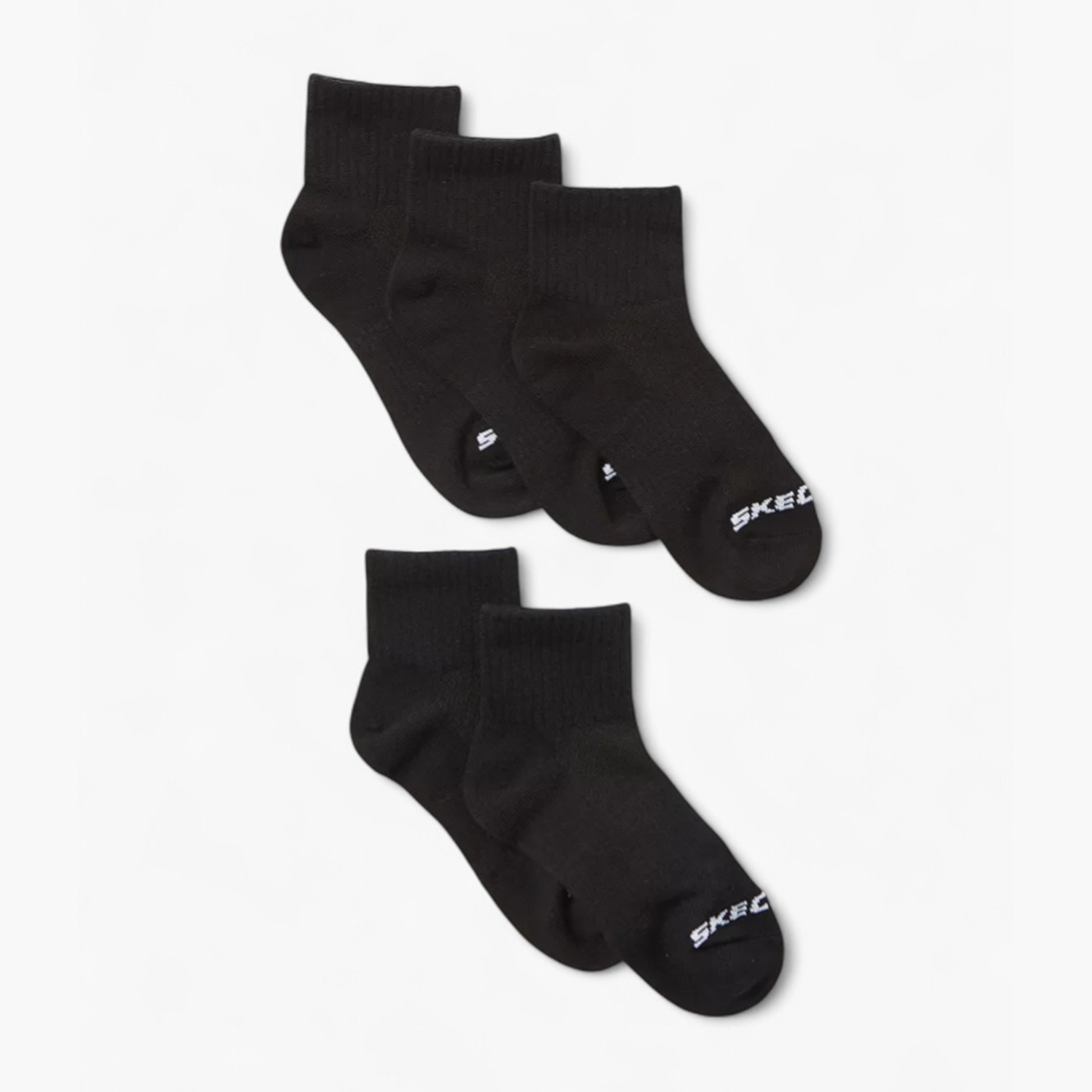 Skechers Logo Print Ankle Length Socks - Set of 5-girls-accessories-socks-image-2