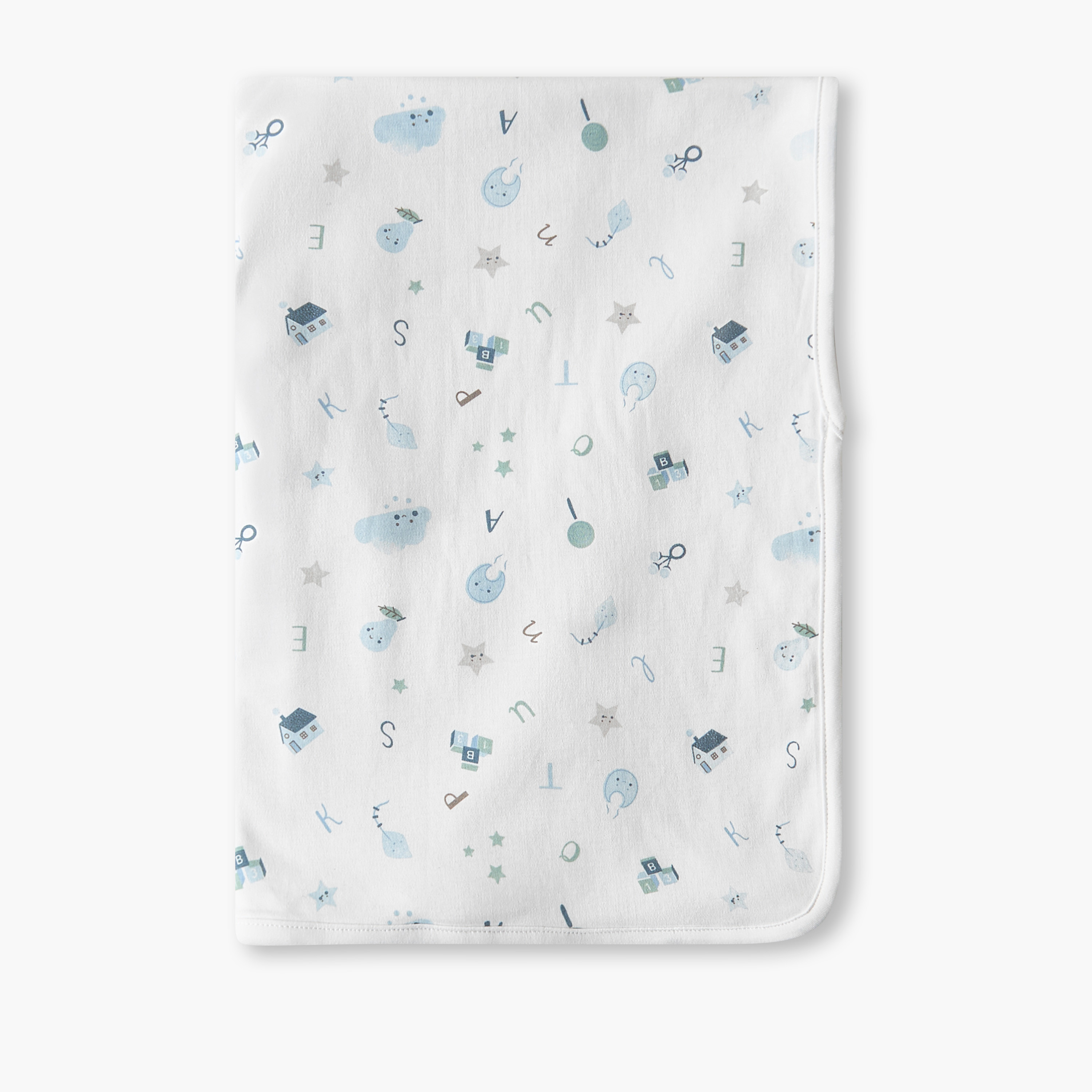 Juniors Receiving Blanket with Print, 80x80 cm-baby-nursery-blanketsandswaddles-receivingblankets-image-3