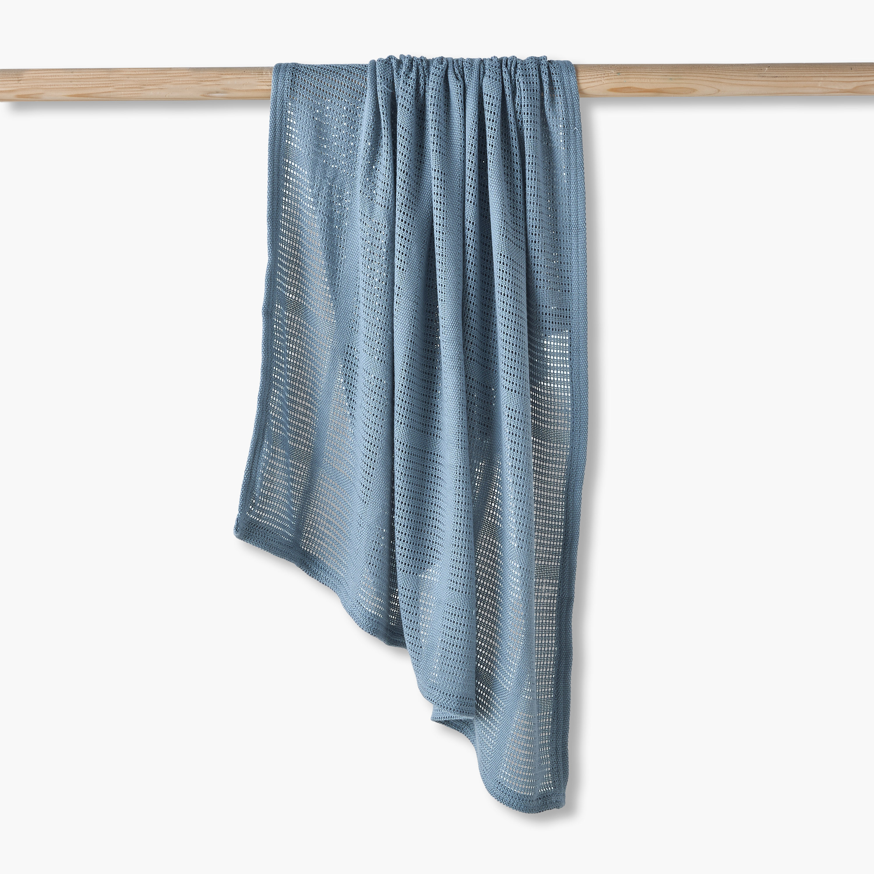 Juniors Blanket with Cellular Knit Design, 80x100 cm-baby-nursery-blanketsandswaddles-blanketsandquilts-image-1