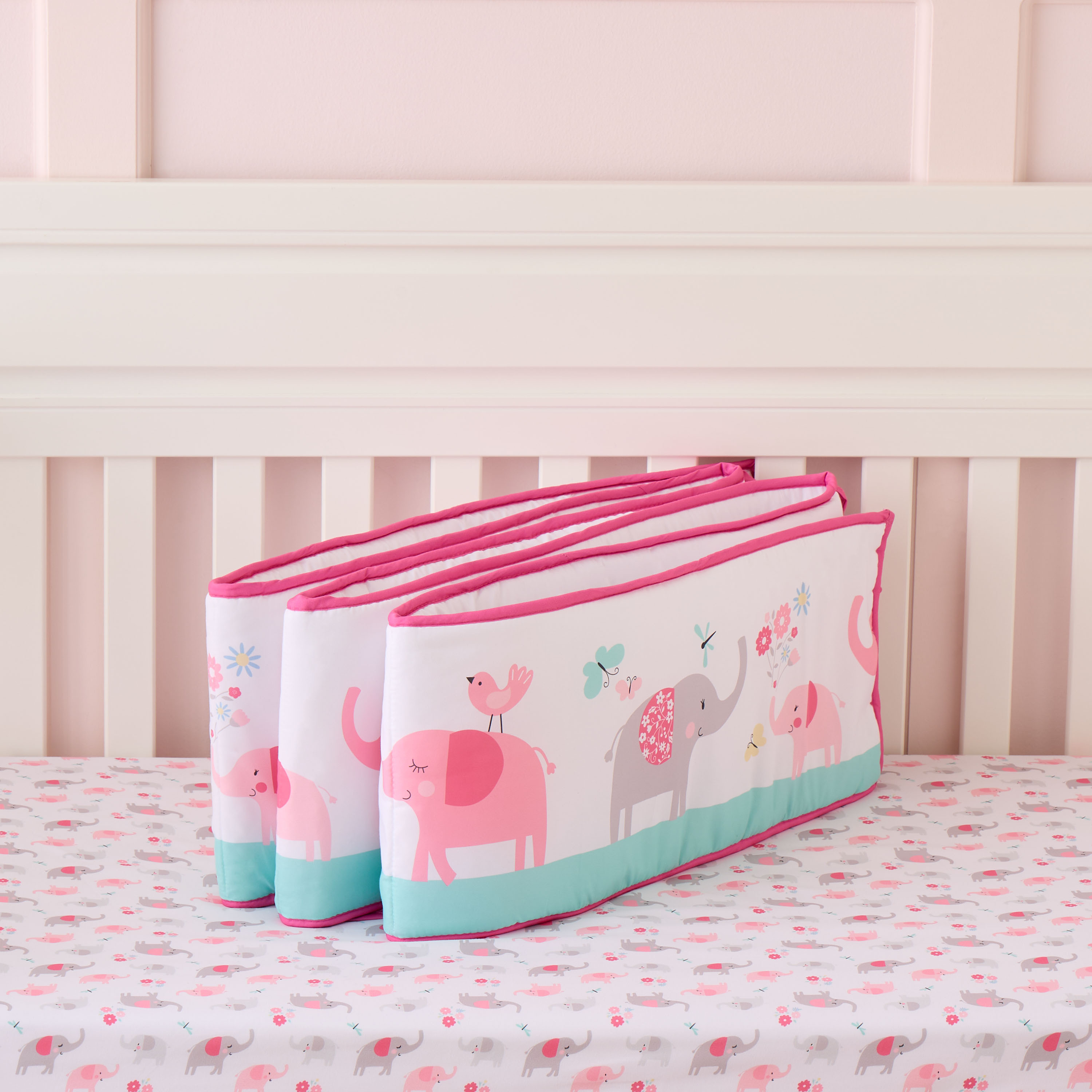 Juniors Baby Bedding Set with Elephant Print, 84x107 cm-baby-nursery-babybedding-image-12