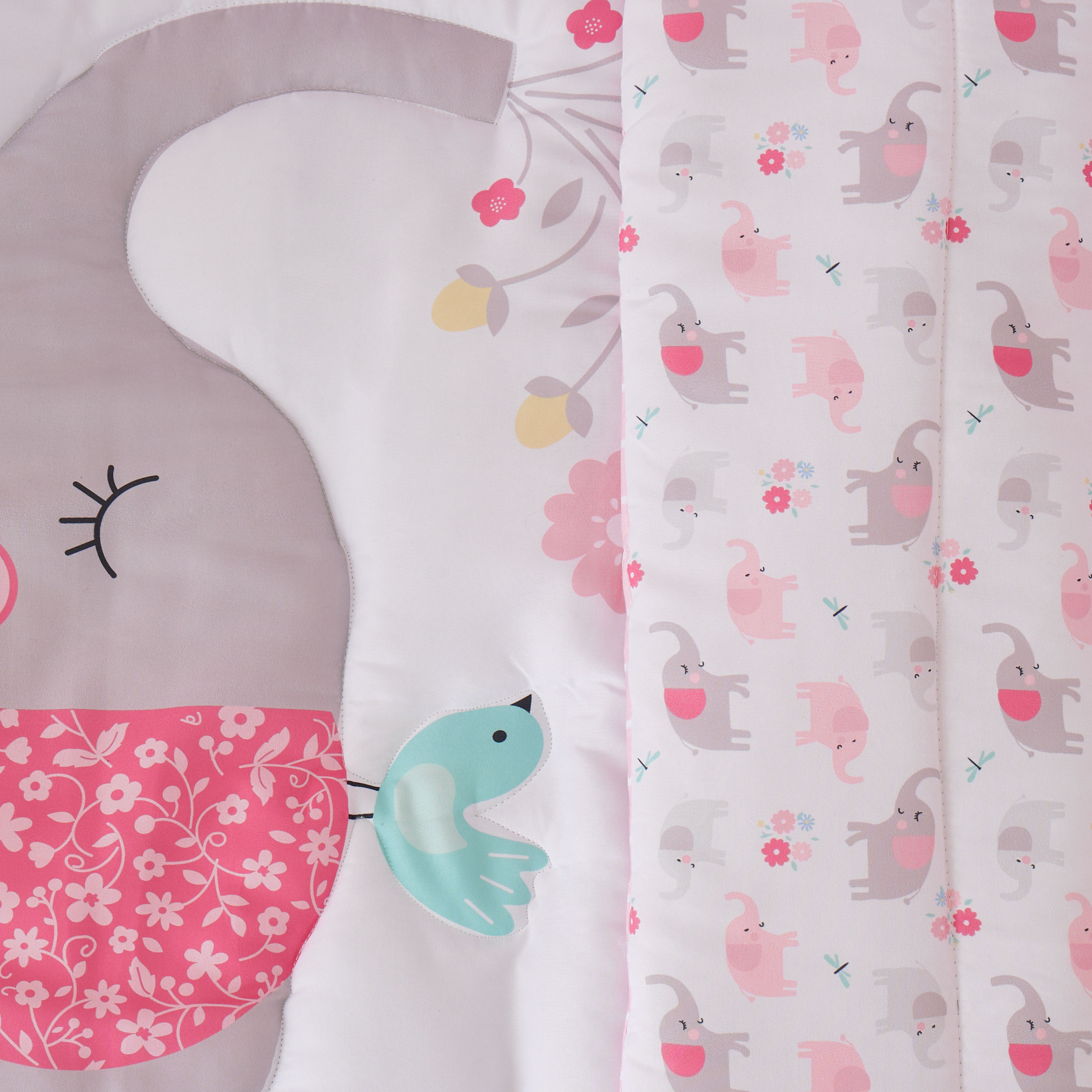 Juniors Baby Bedding Set with Elephant Print, 84x107 cm-baby-nursery-babybedding-image-13