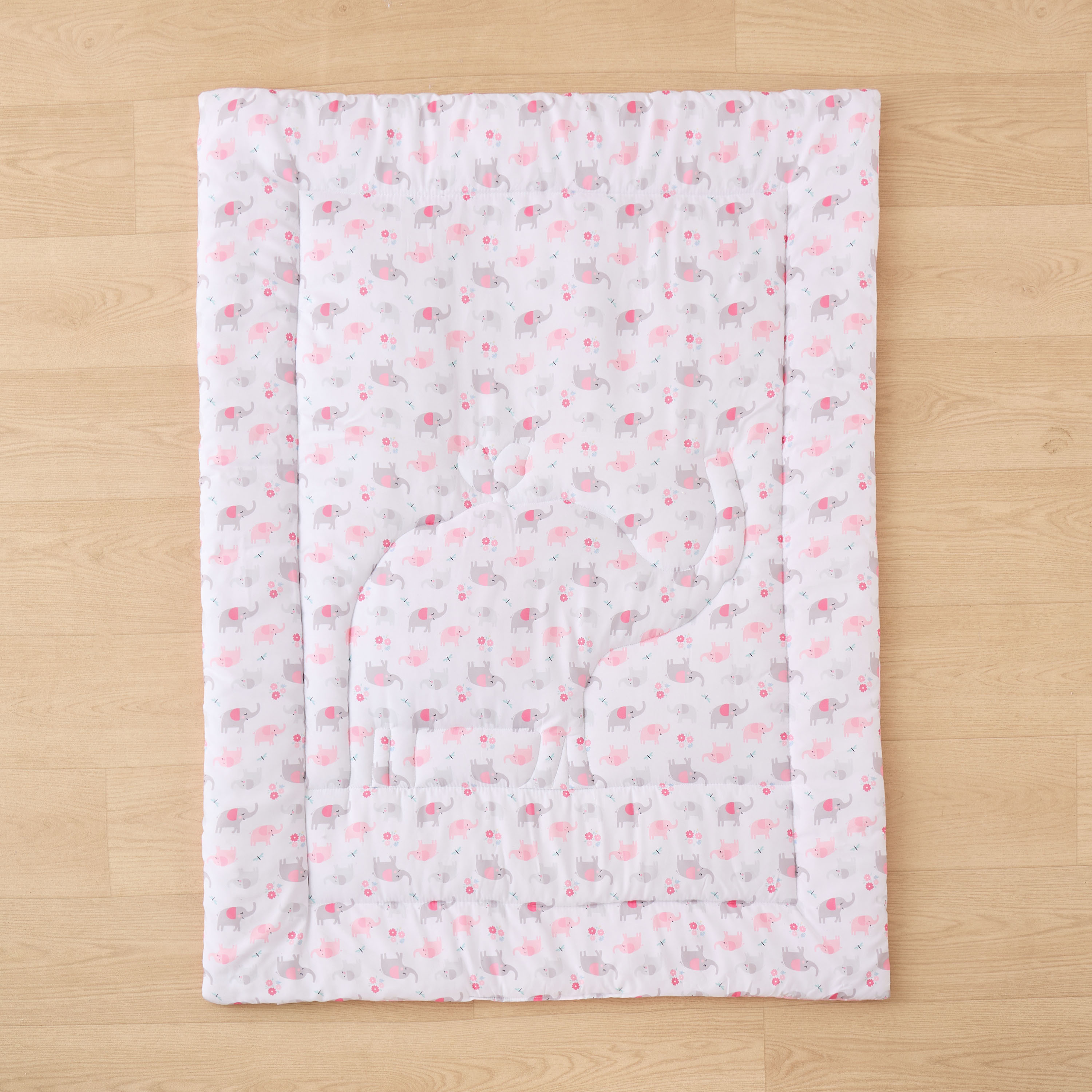 Juniors Baby Bedding Set with Elephant Print, 84x107 cm-baby-nursery-babybedding-image-4