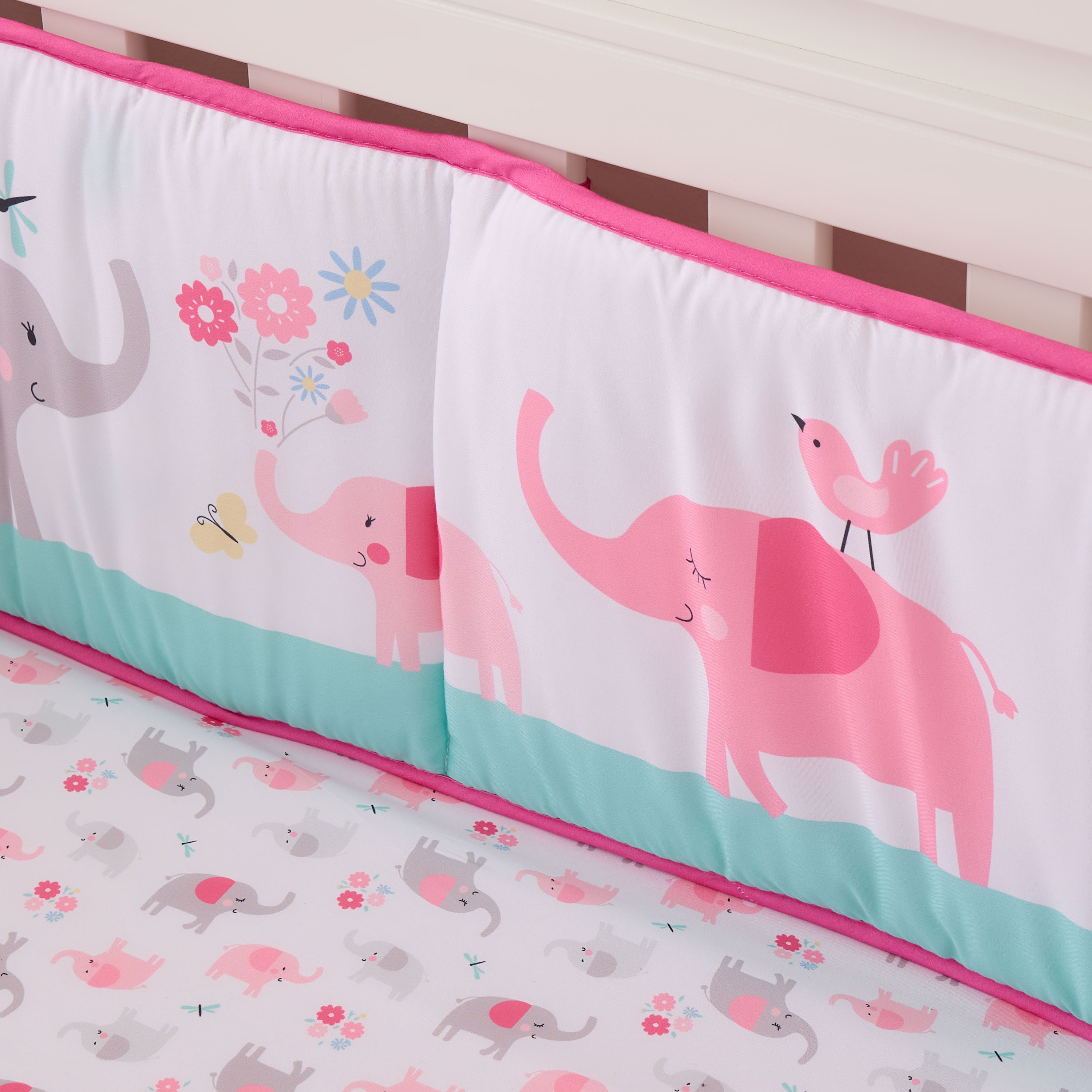 Juniors Baby Bedding Set with Elephant Print, 84x107 cm-baby-nursery-babybedding-image-8