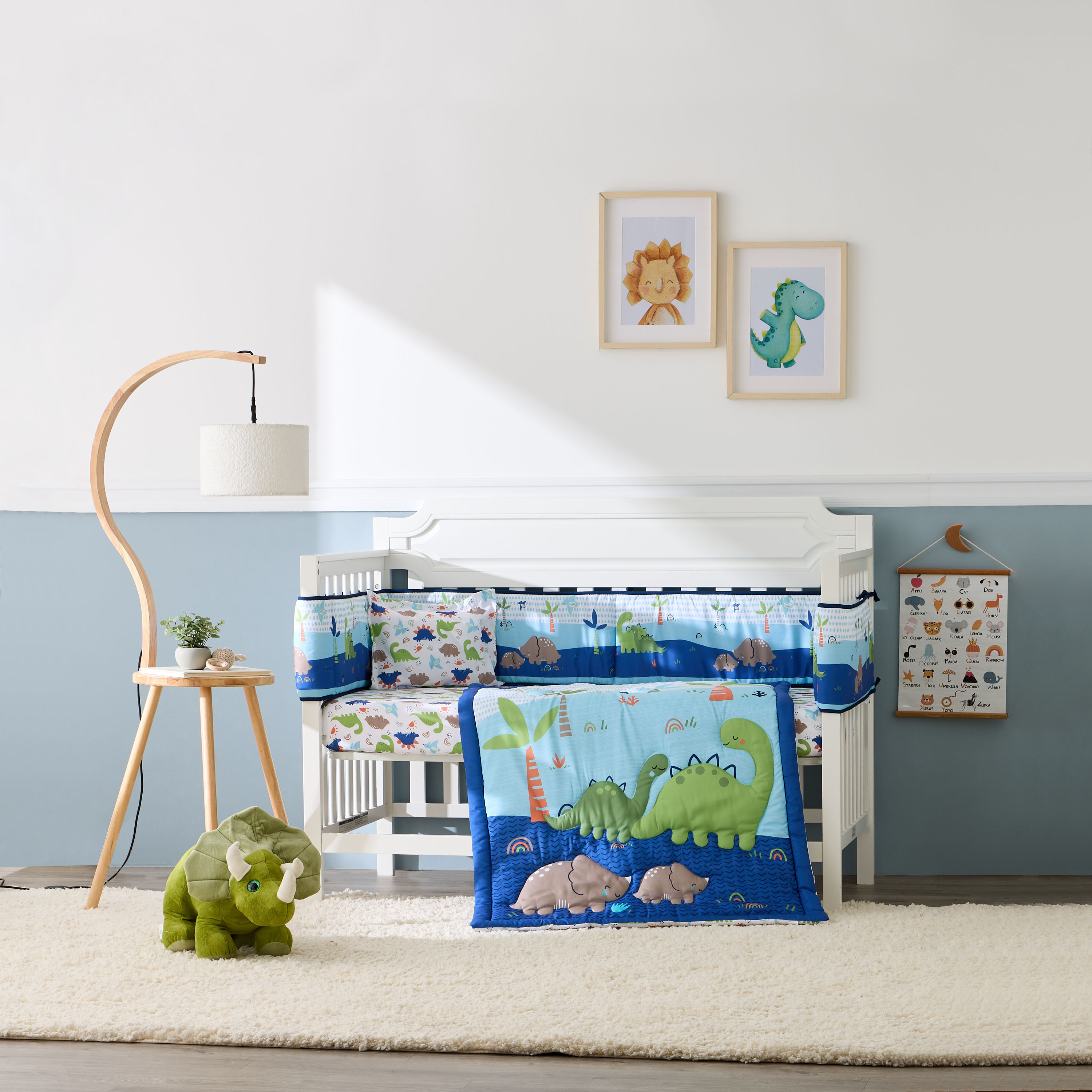 Juniors Baby Bedding Set with Dinosaur Print, 84x107 cm-baby-nursery-babybedding-image-15