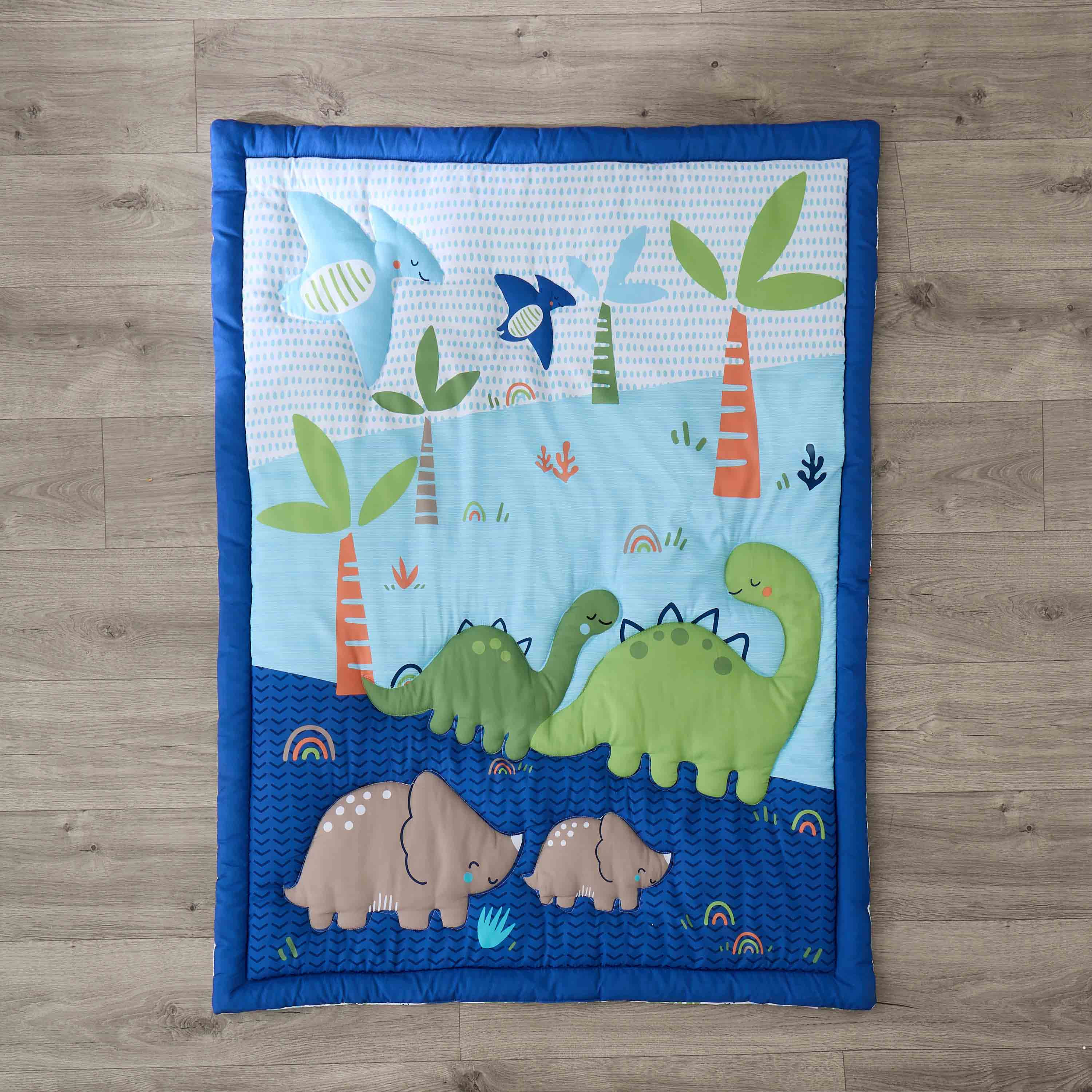 Juniors Baby Bedding Set with Dinosaur Print, 84x107 cm-baby-nursery-babybedding-image-3