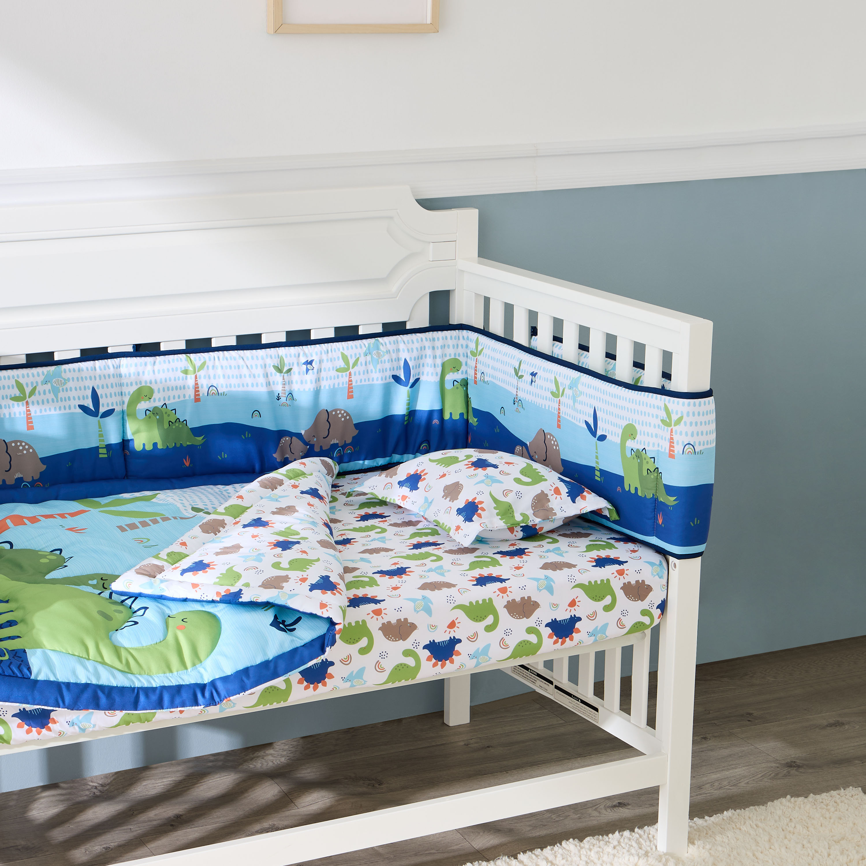 Juniors Baby Bedding Set with Dinosaur Print, 84x107 cm-baby-nursery-babybedding-image-6