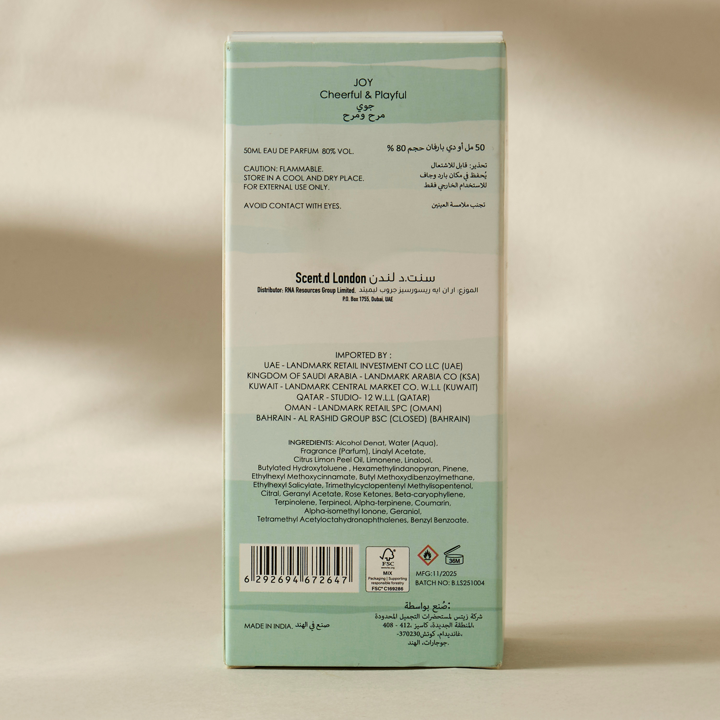 Scent.d London Joy Eau de Parfum - 50 ml-beautyandpersonalcare-fragrance-unisex-image-7