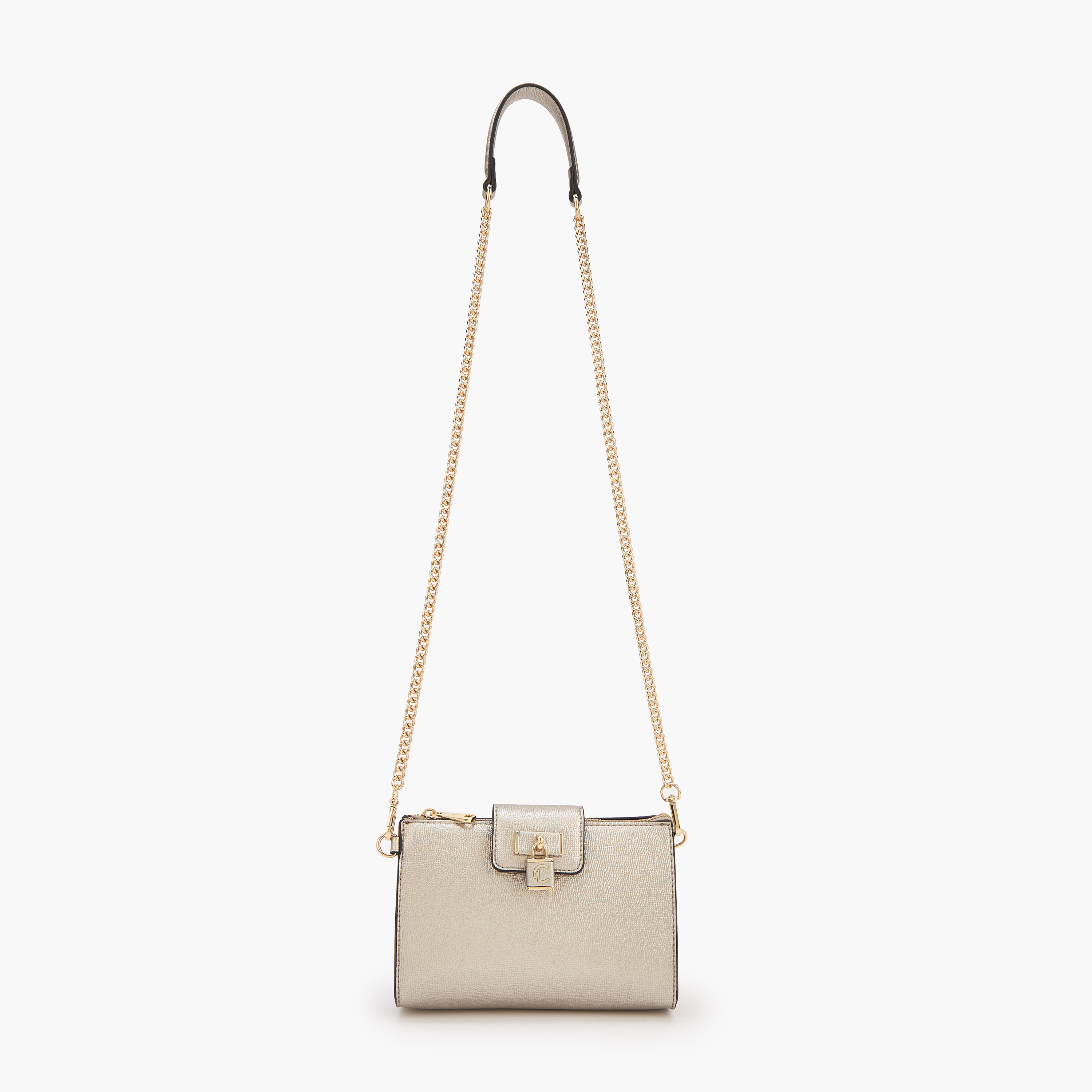 شنطة كروس بودي سادة بحزام سلسلة قابل للفصل من لو كونفورت-women-bagsandwallets-handbags-image-2